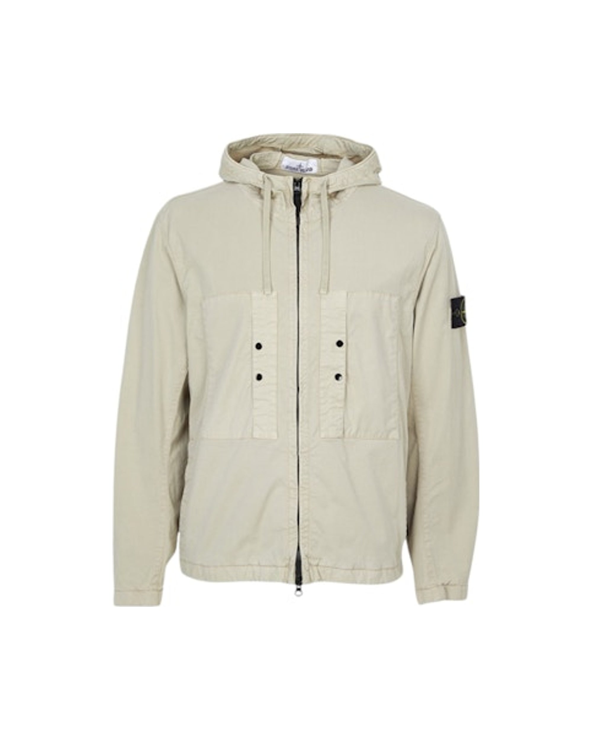 Stone Island Supima Cotton Twill Stretch-TC Jacket Beige