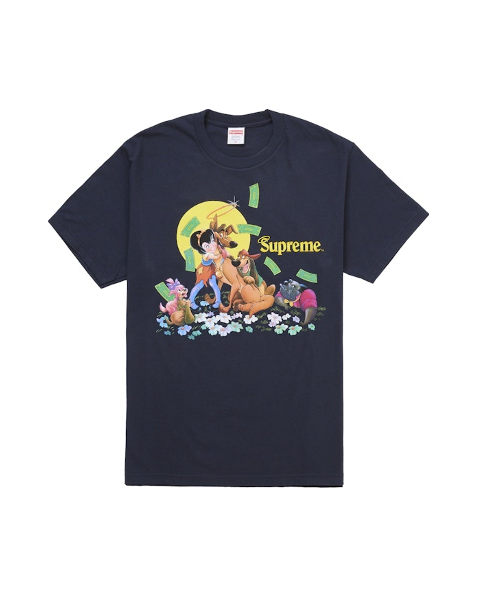 Supreme All Dogs Go To Heaven Tee Navy