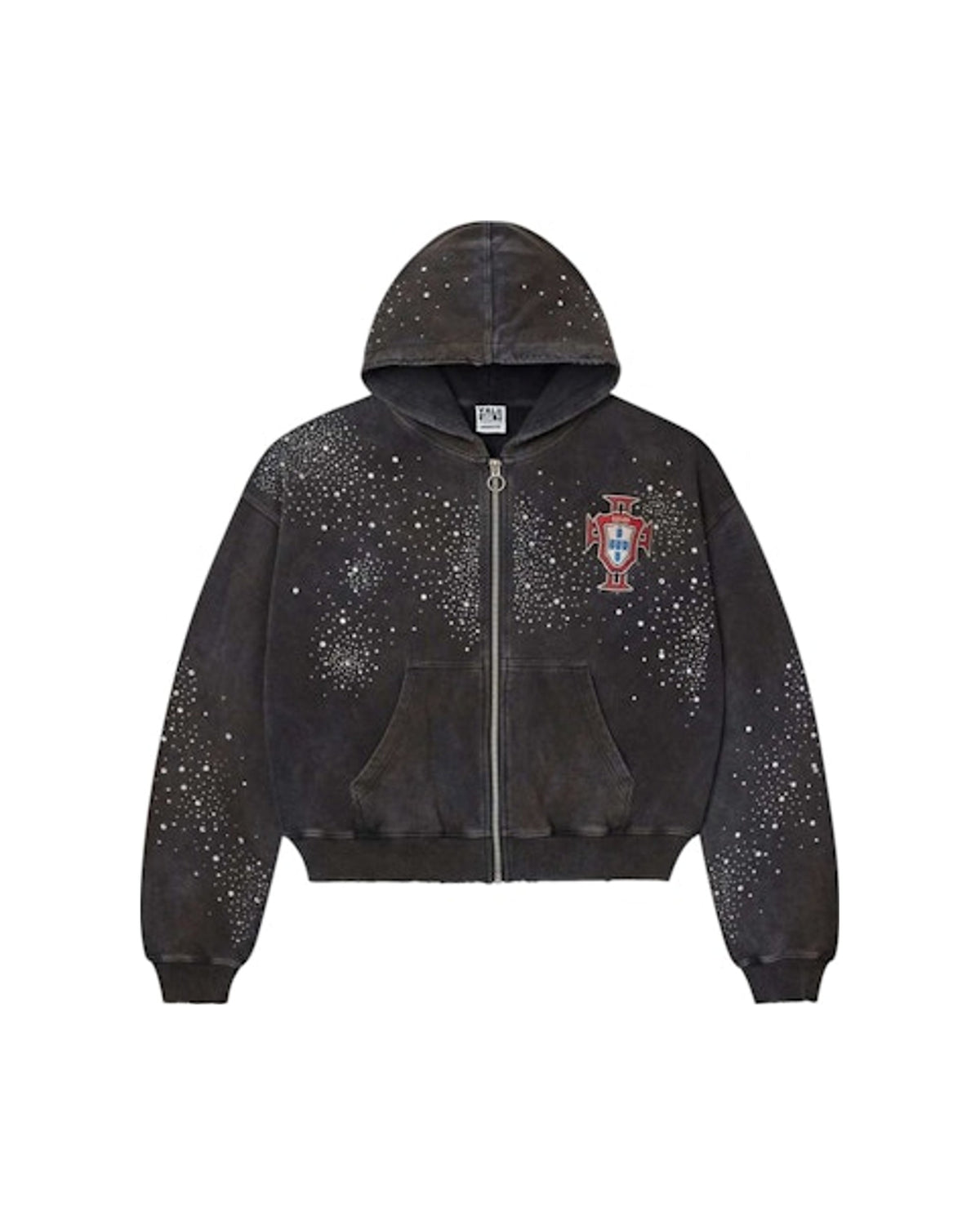 Vale Forever Pluto Cluster Zip Up Hoodie Black