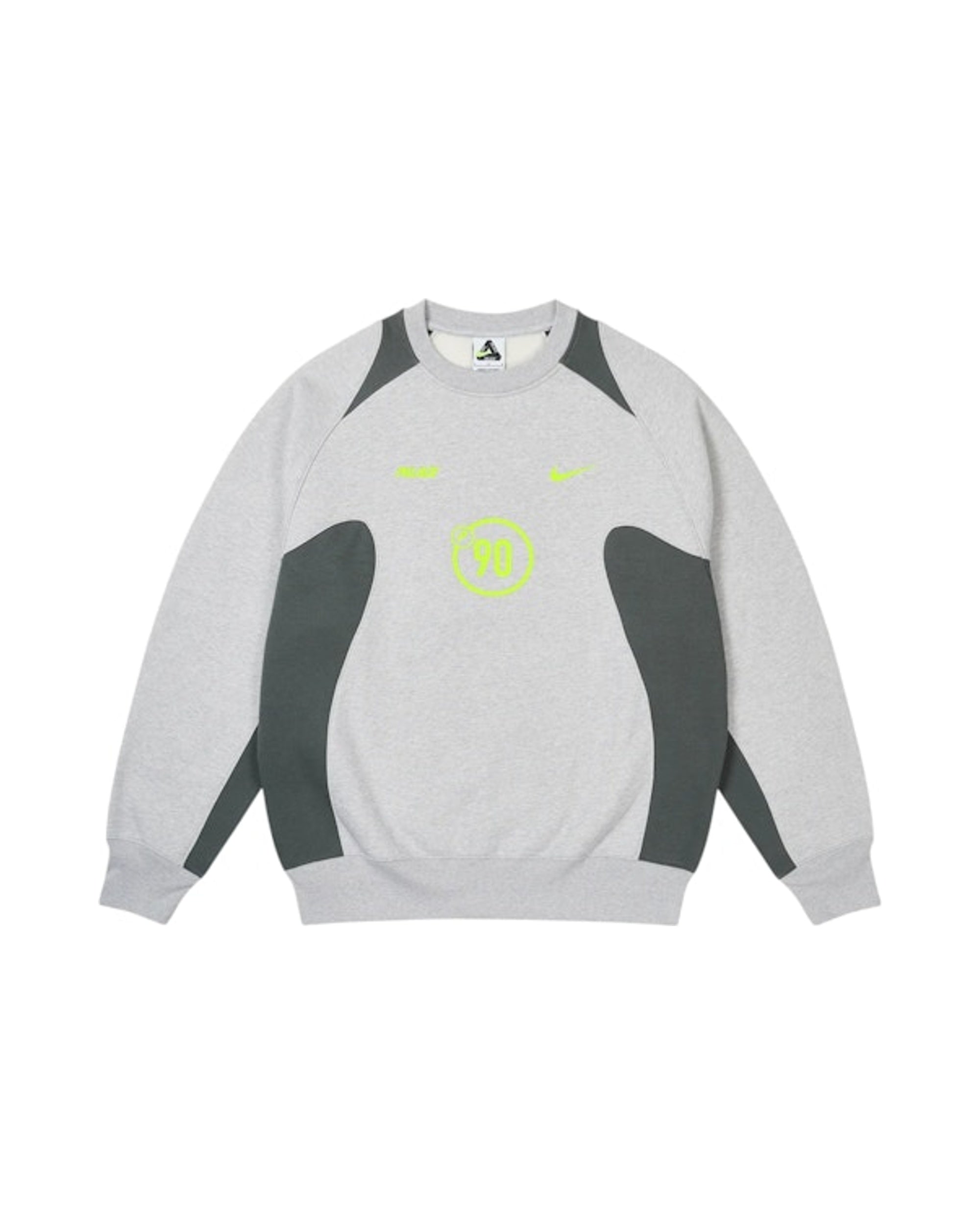 トップス PALACE Nike Total P90 Crew Grey PALACE NIKE TOTAL P90 CREW GREY | PALACE SKATEBOARDS