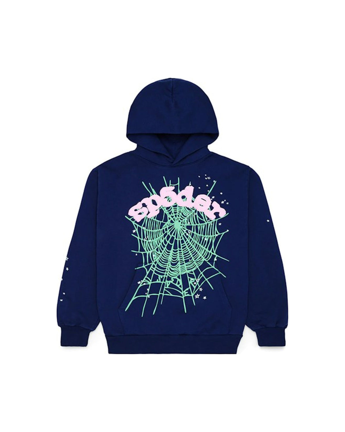 Sp5der OG Web Hoodie Navy