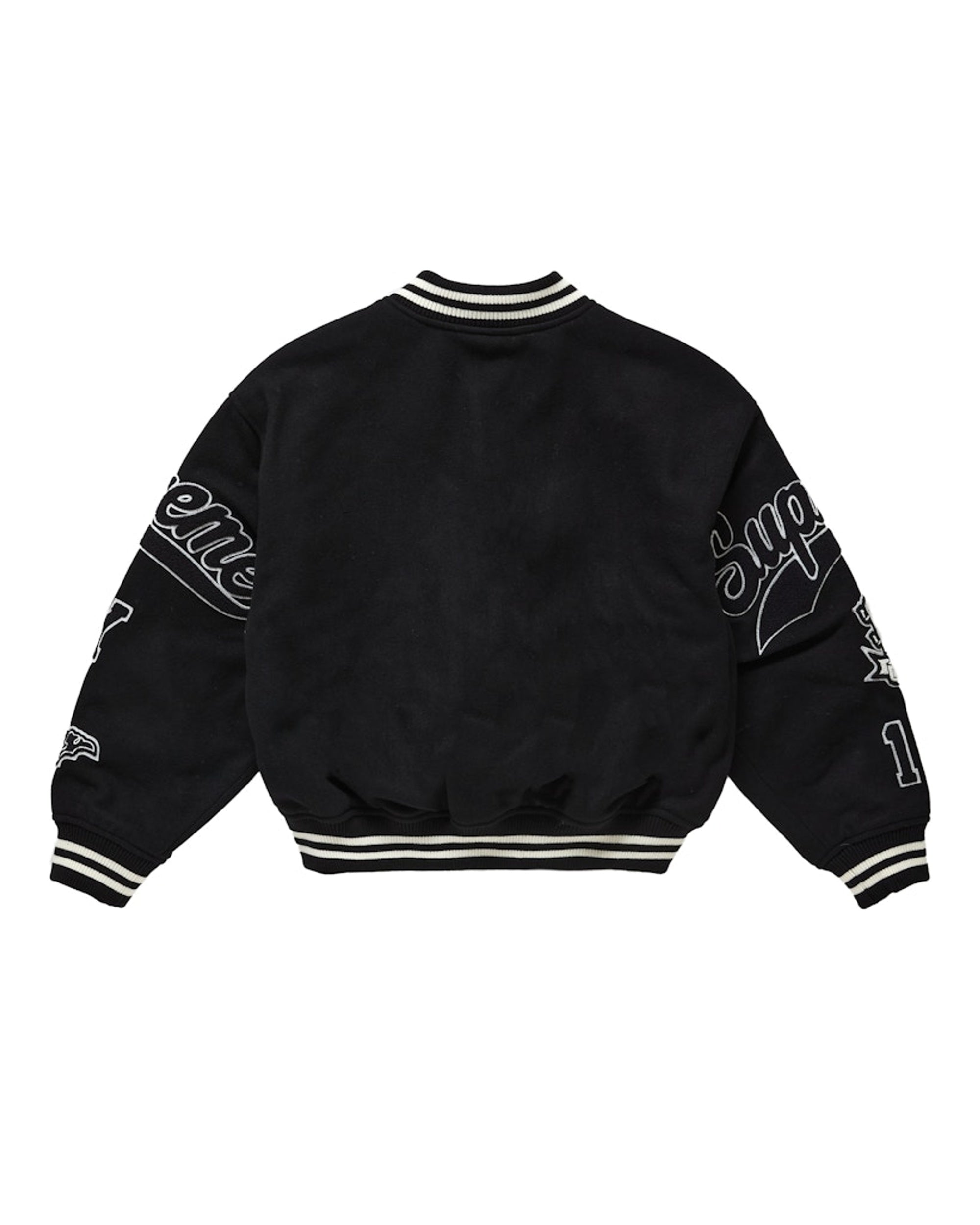Supreme Veritas Varsity Jacket Black