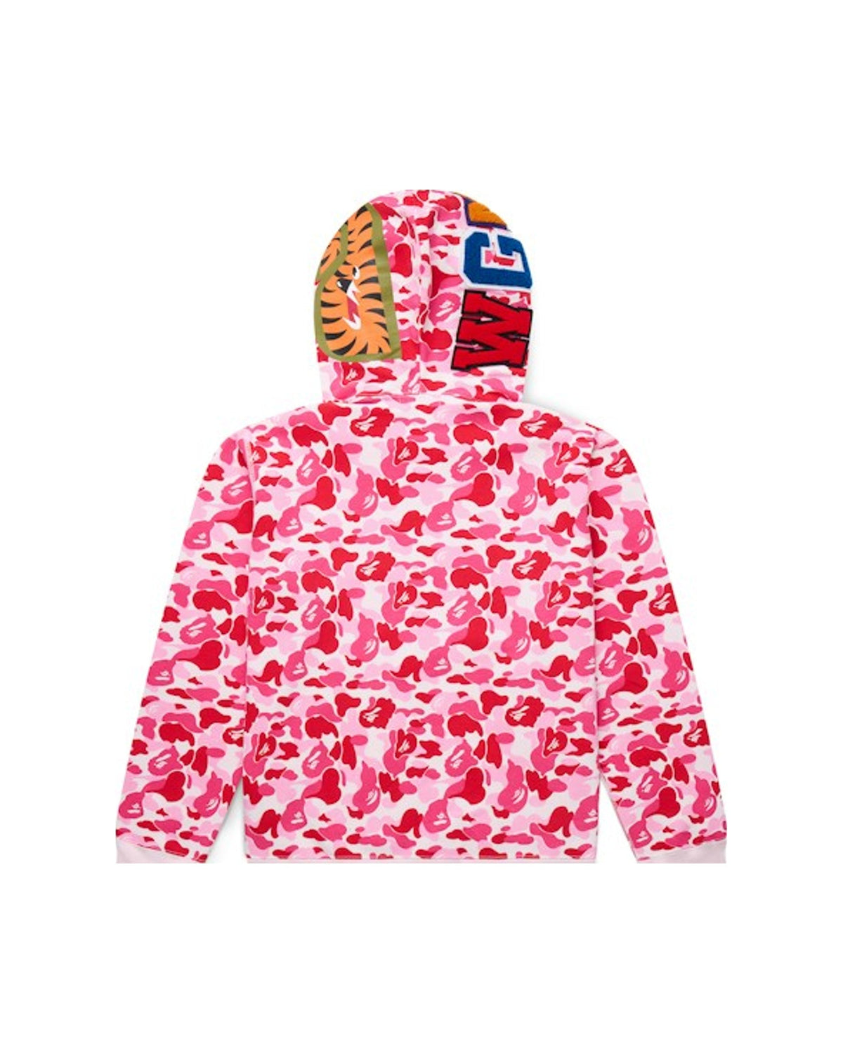 BAPE ABC Camo Shark Full Zip Hoodie Pink