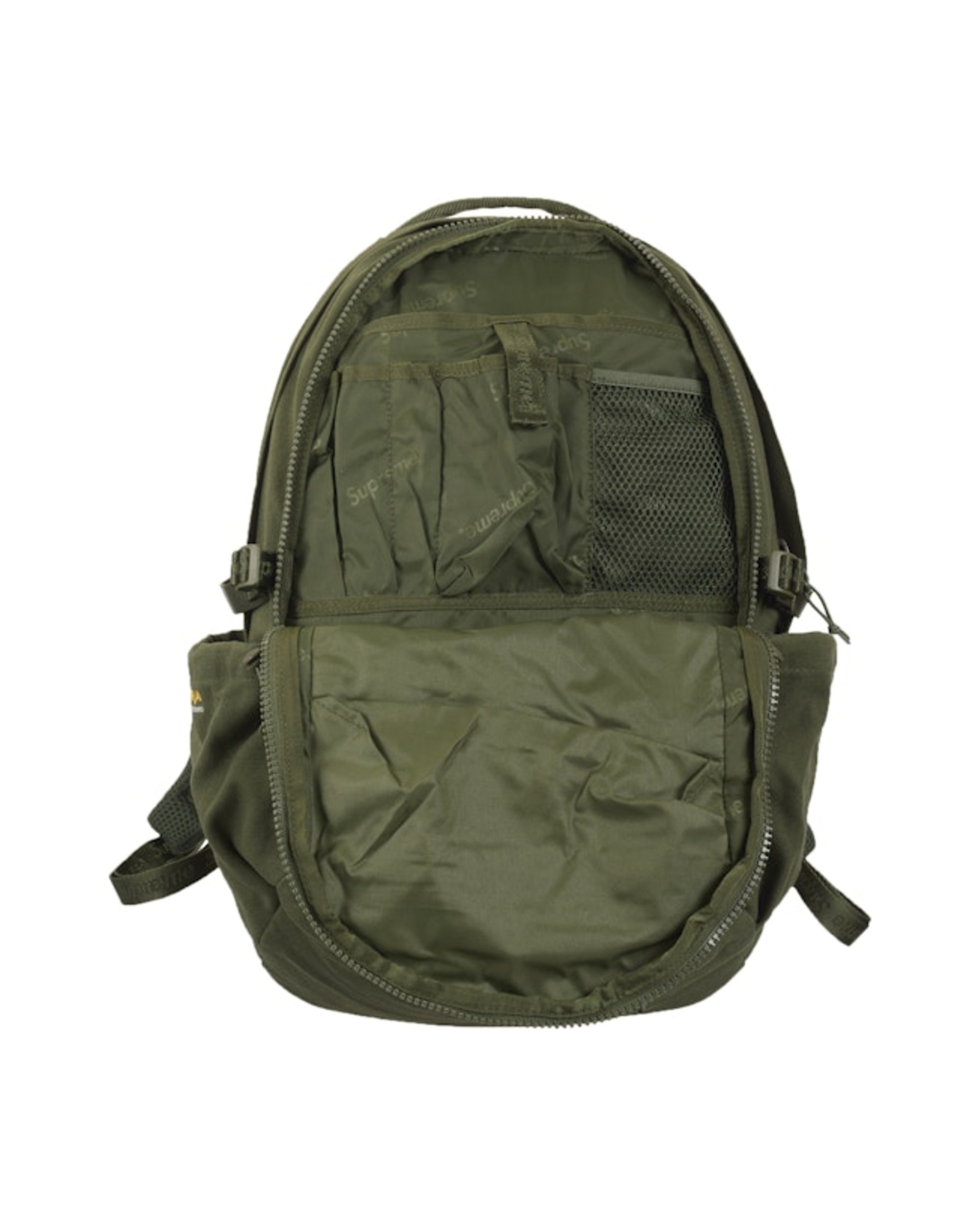 Supreme Logo Backpack (SS25) Olive