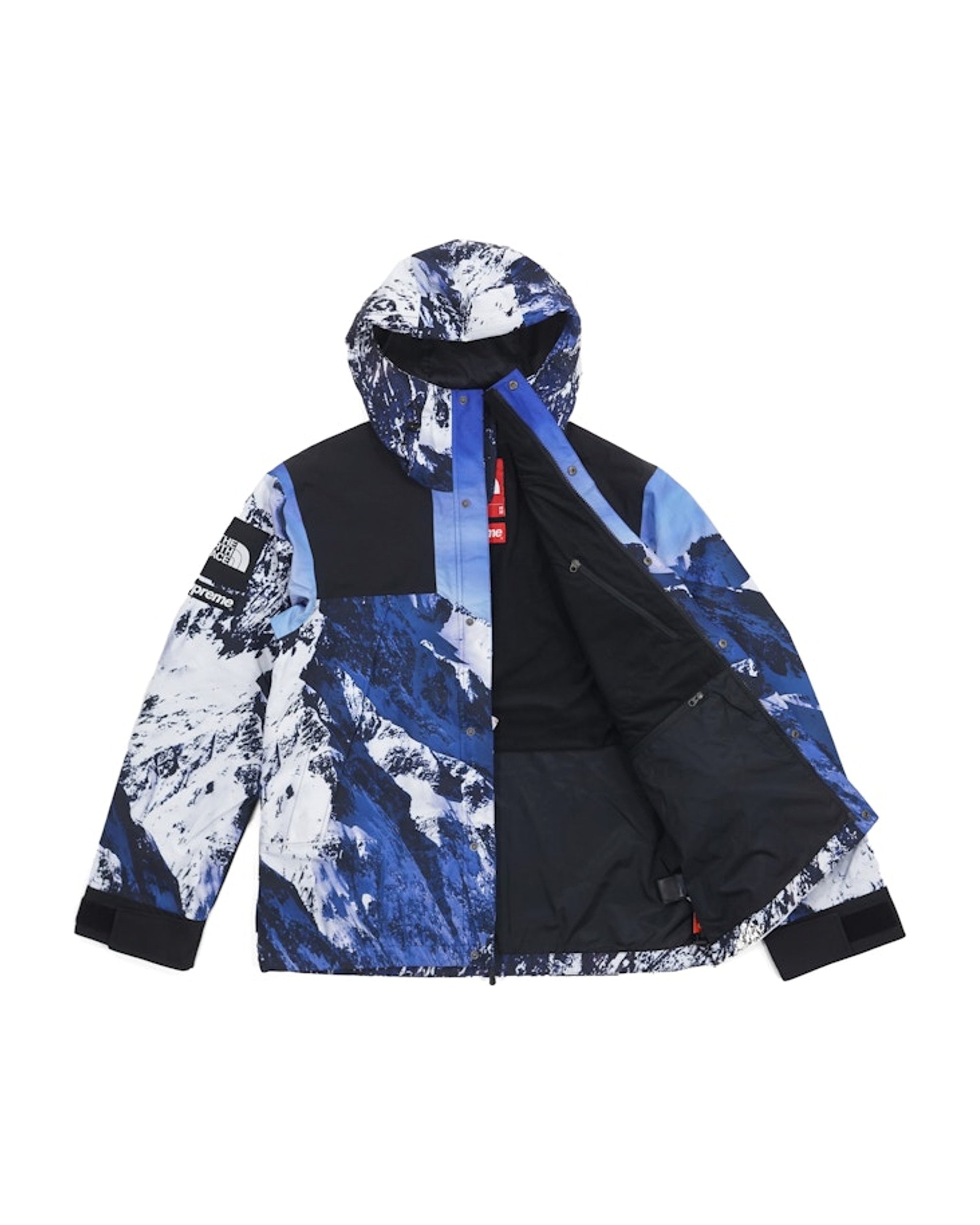 Supreme The North Face Mountain Parka Blue/White