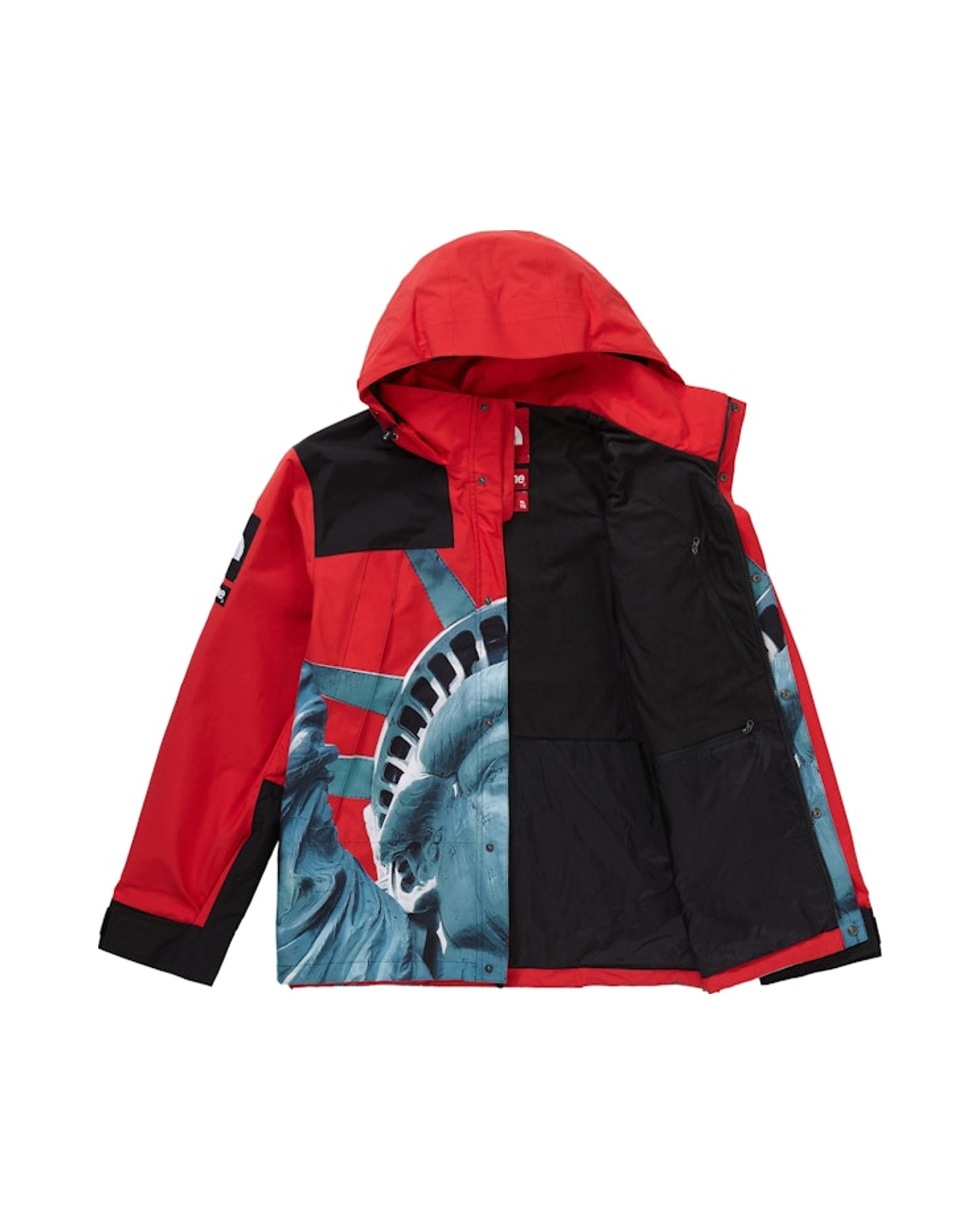 Supreme The North Face Statue of Liberty Mountain Jacket Red