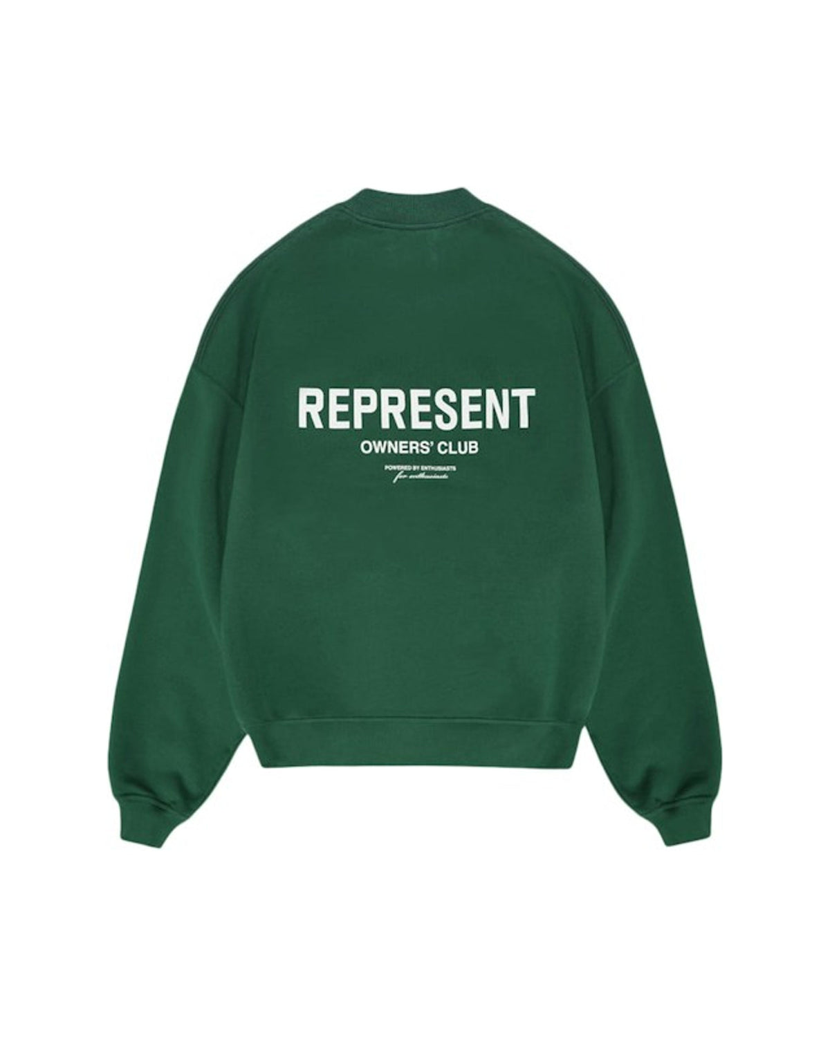 Represent Owner's Club Sweater Racing Green/White