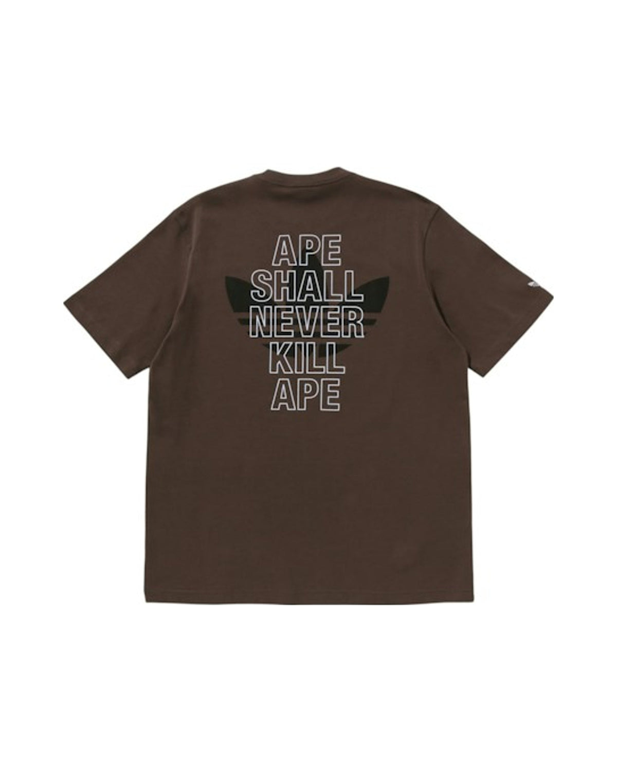 adidas x BAPE Ape Head Tee Brown