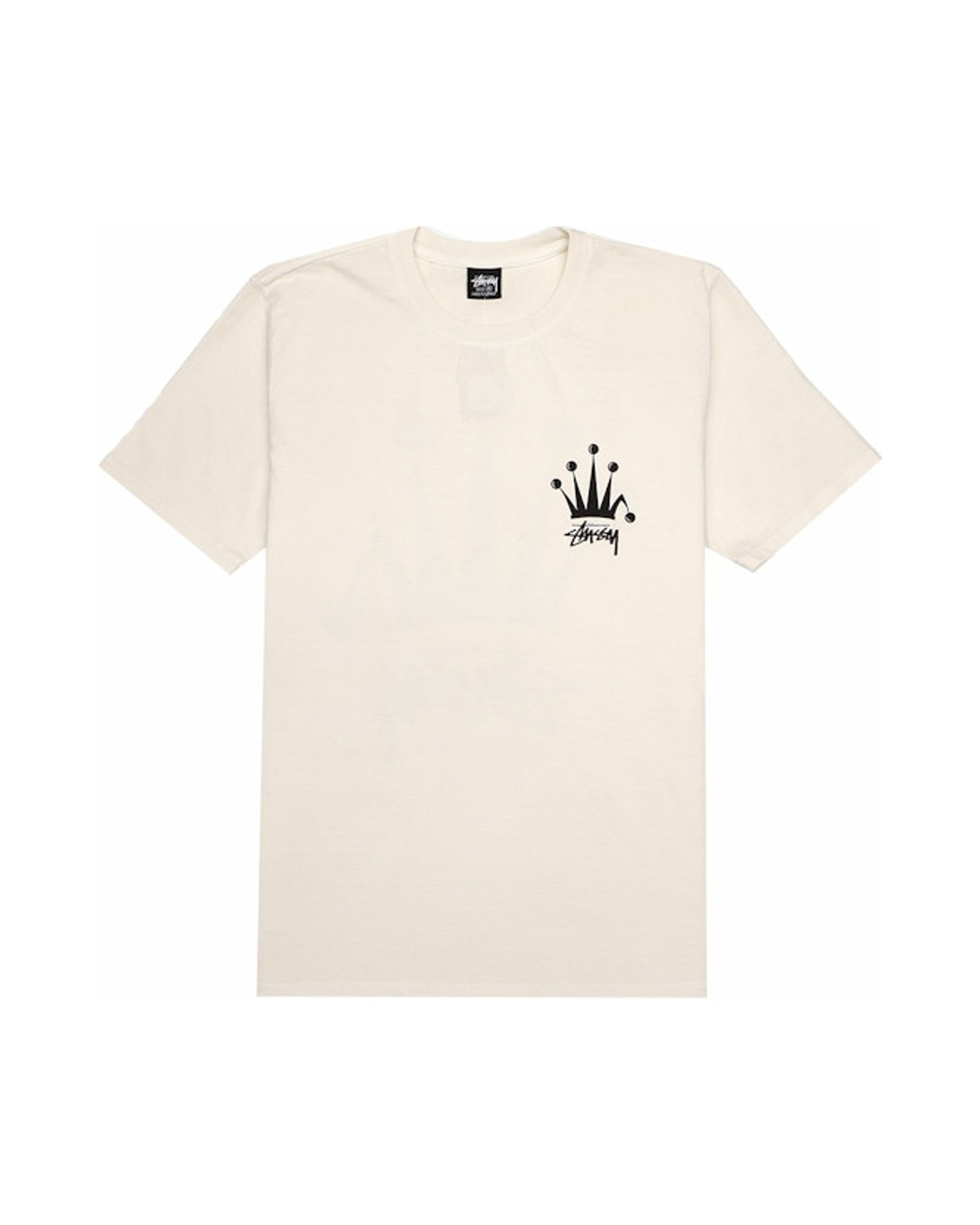 Stussy Regal Crown Pigment Dyed T-shirt Natural