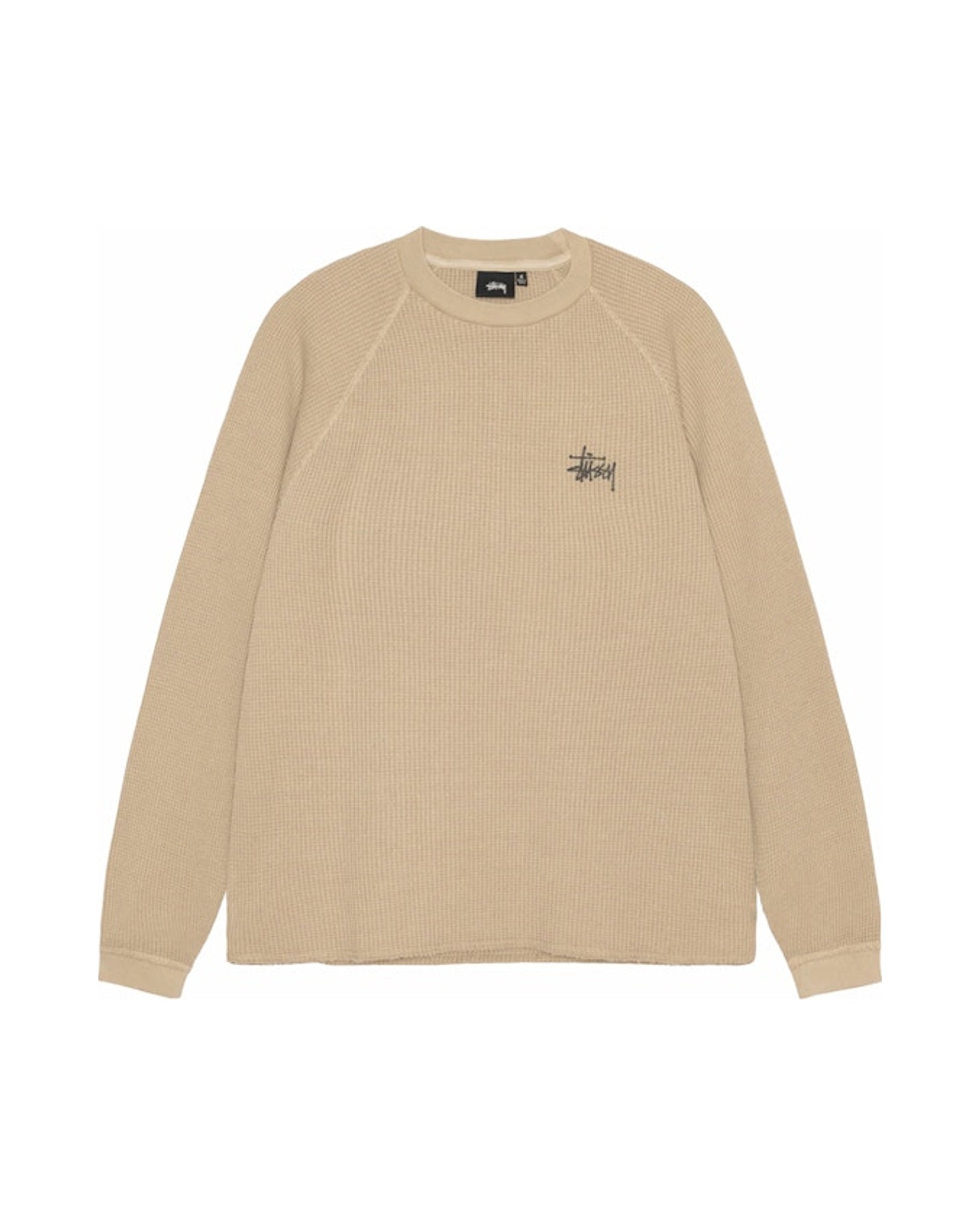 Stussy Raglan Thermal L/S Crew Sand