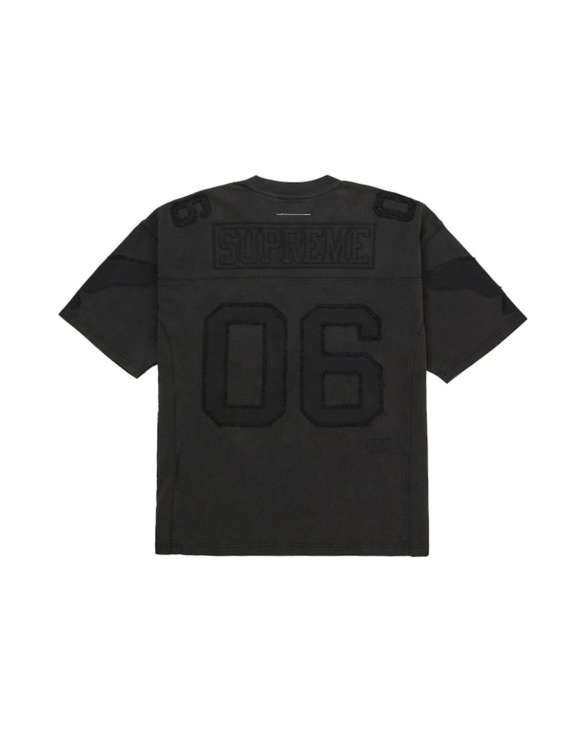 Supreme MM6 Maison Margiela Cotton Football Jersey Black