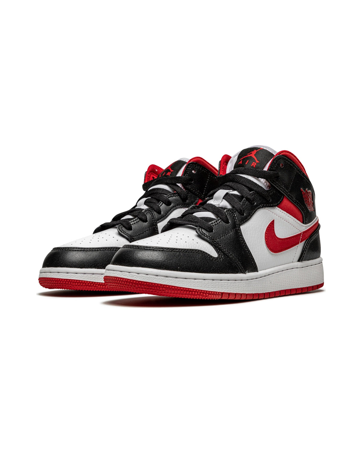Jordan 1 Mid Gym Red Black White