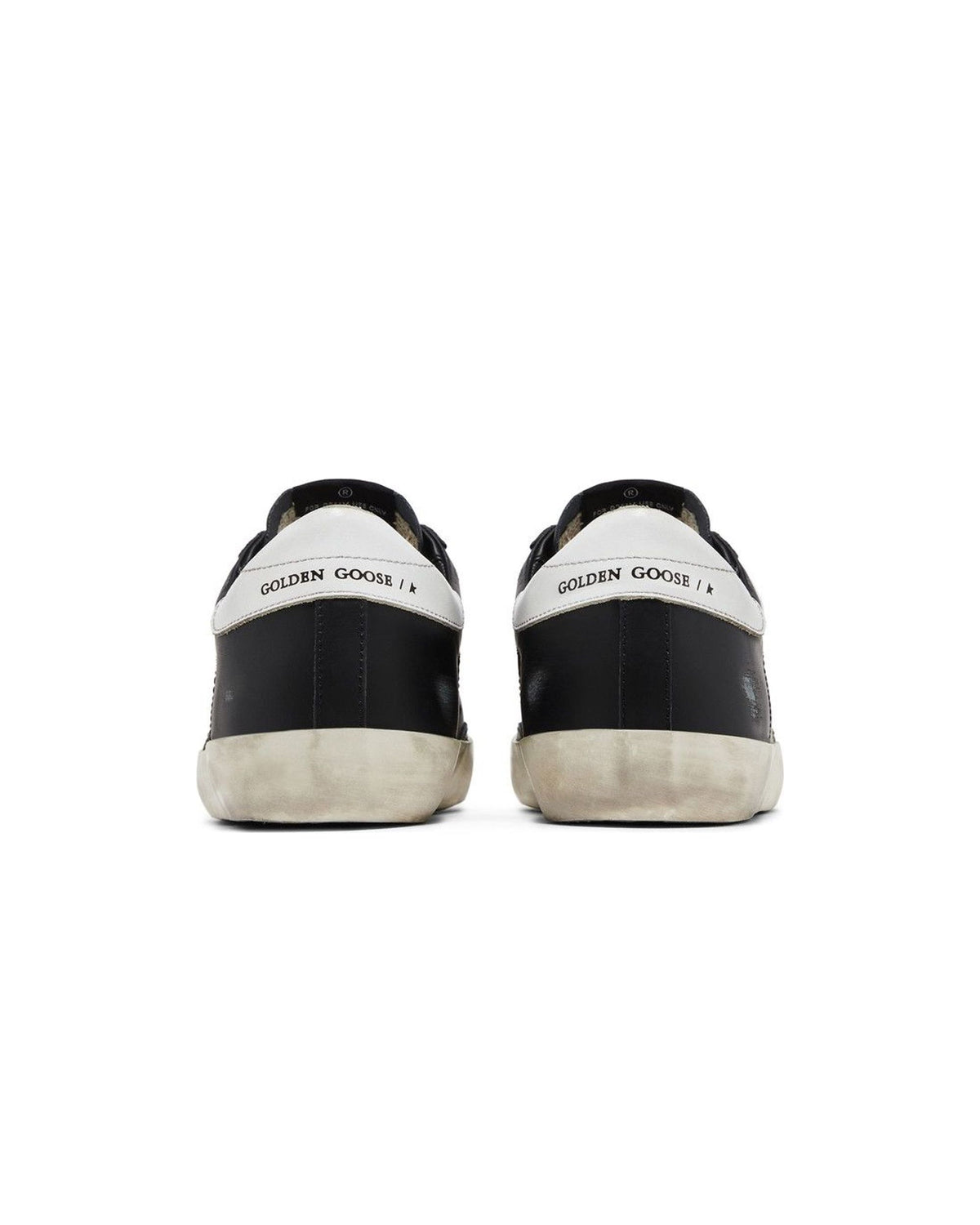 Golden Goose Super-Star Black White Leather
