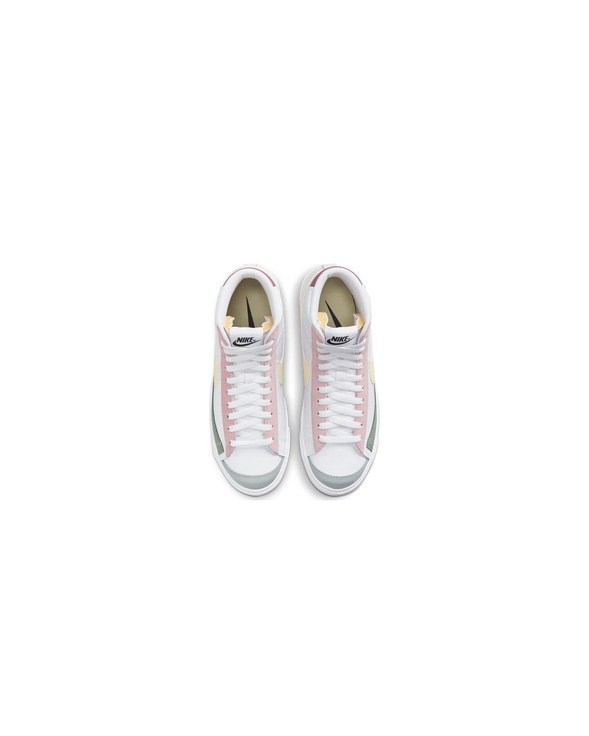 Nike Blazer Mid 77 White Pink Green Yellow (Women's)