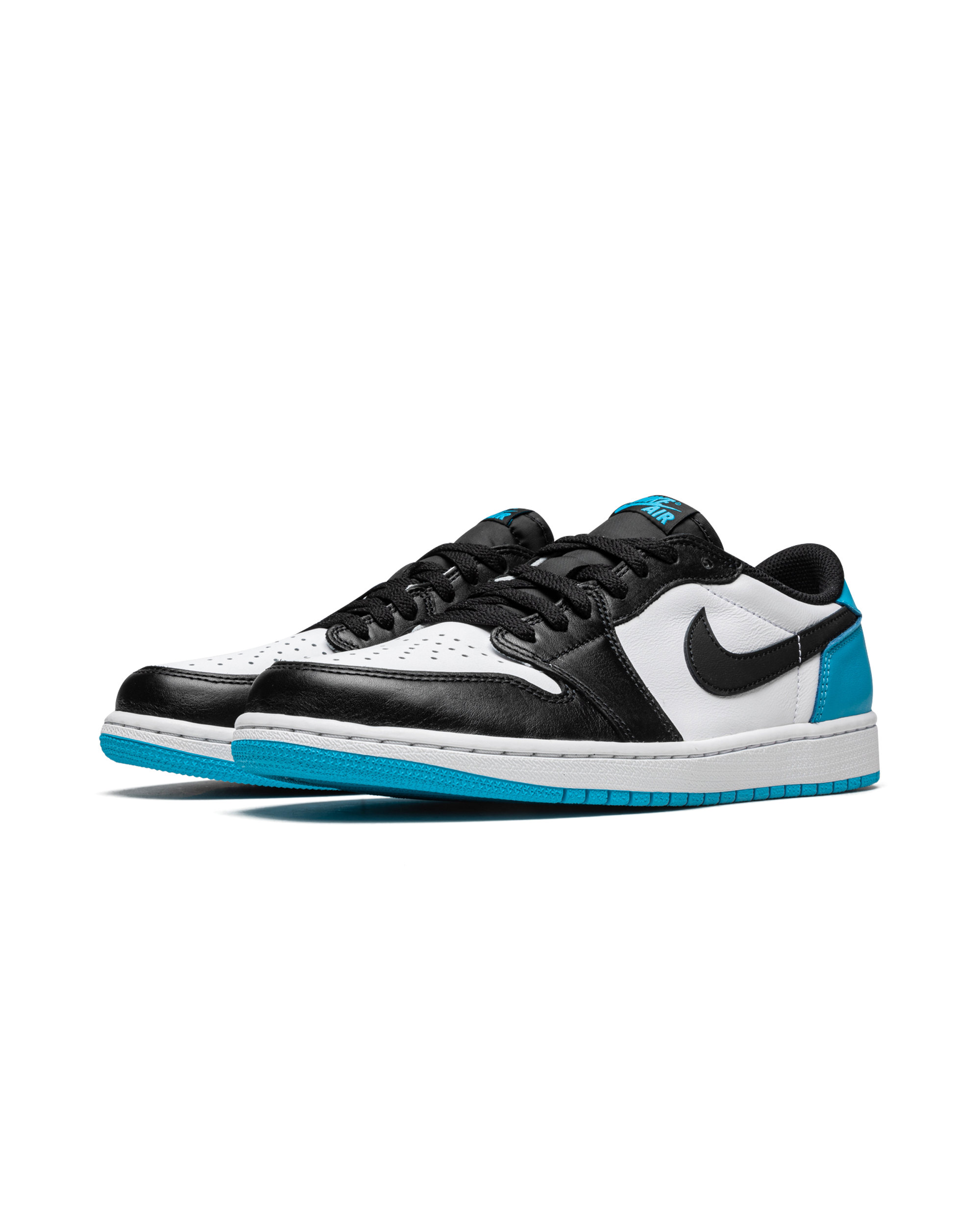 Jordan 1 Retro Low OG Black Dark Powder Blue