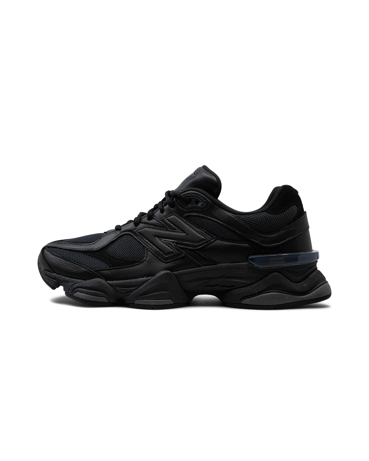New Balance 9060 Triple Black Leather