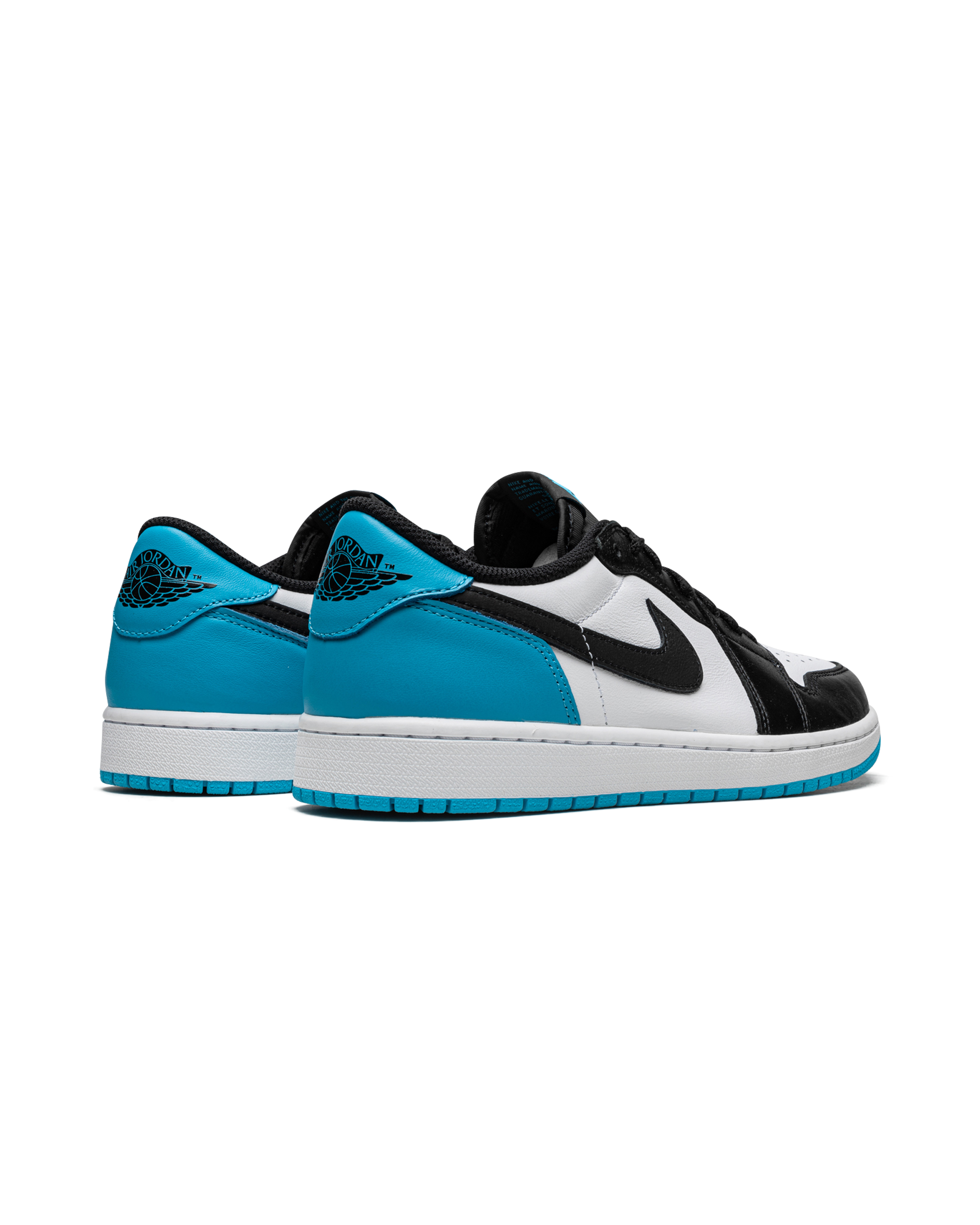 Jordan 1 Retro Low OG Black Dark Powder Blue