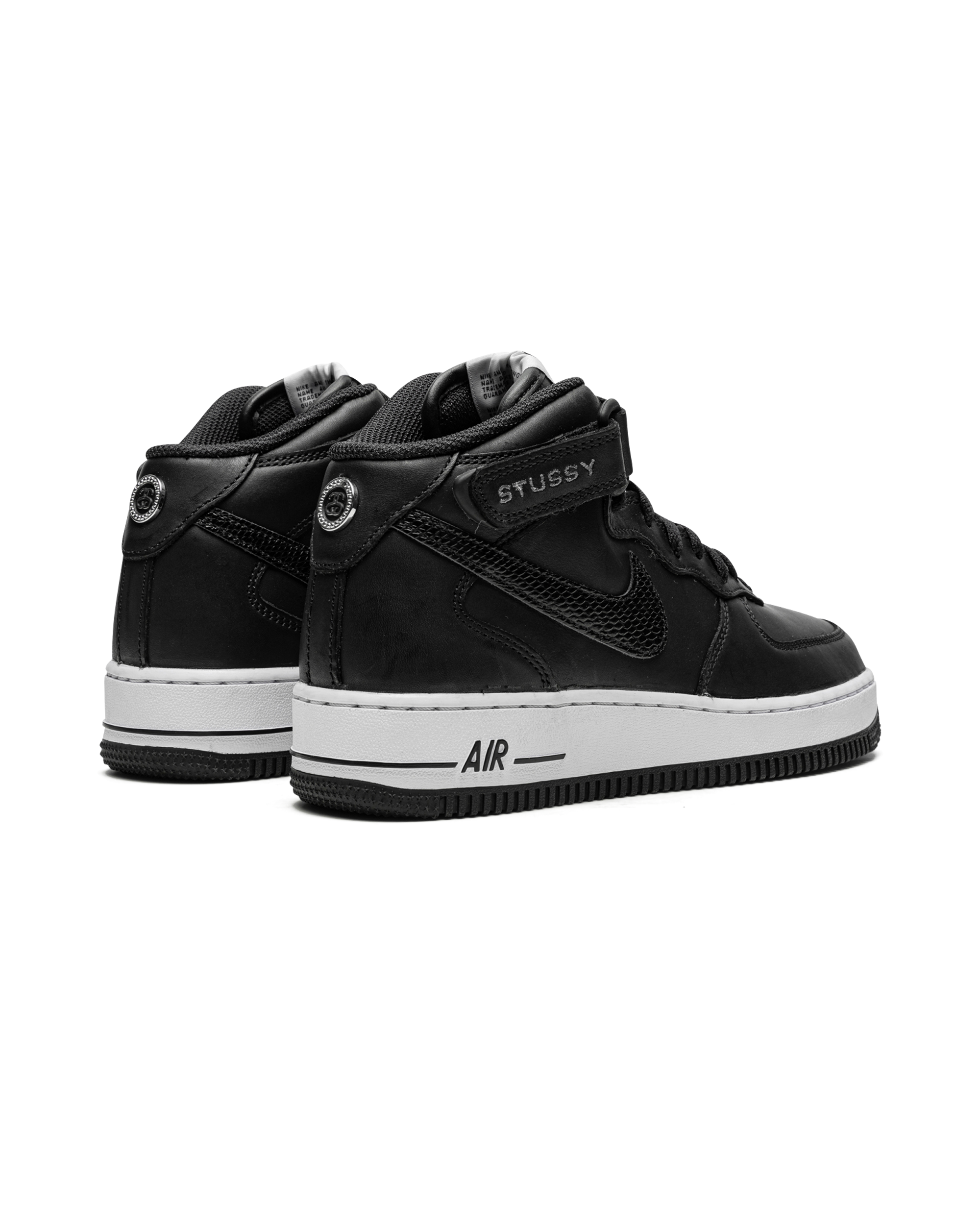 Nike Air Force 1 Mid Stussy Black White