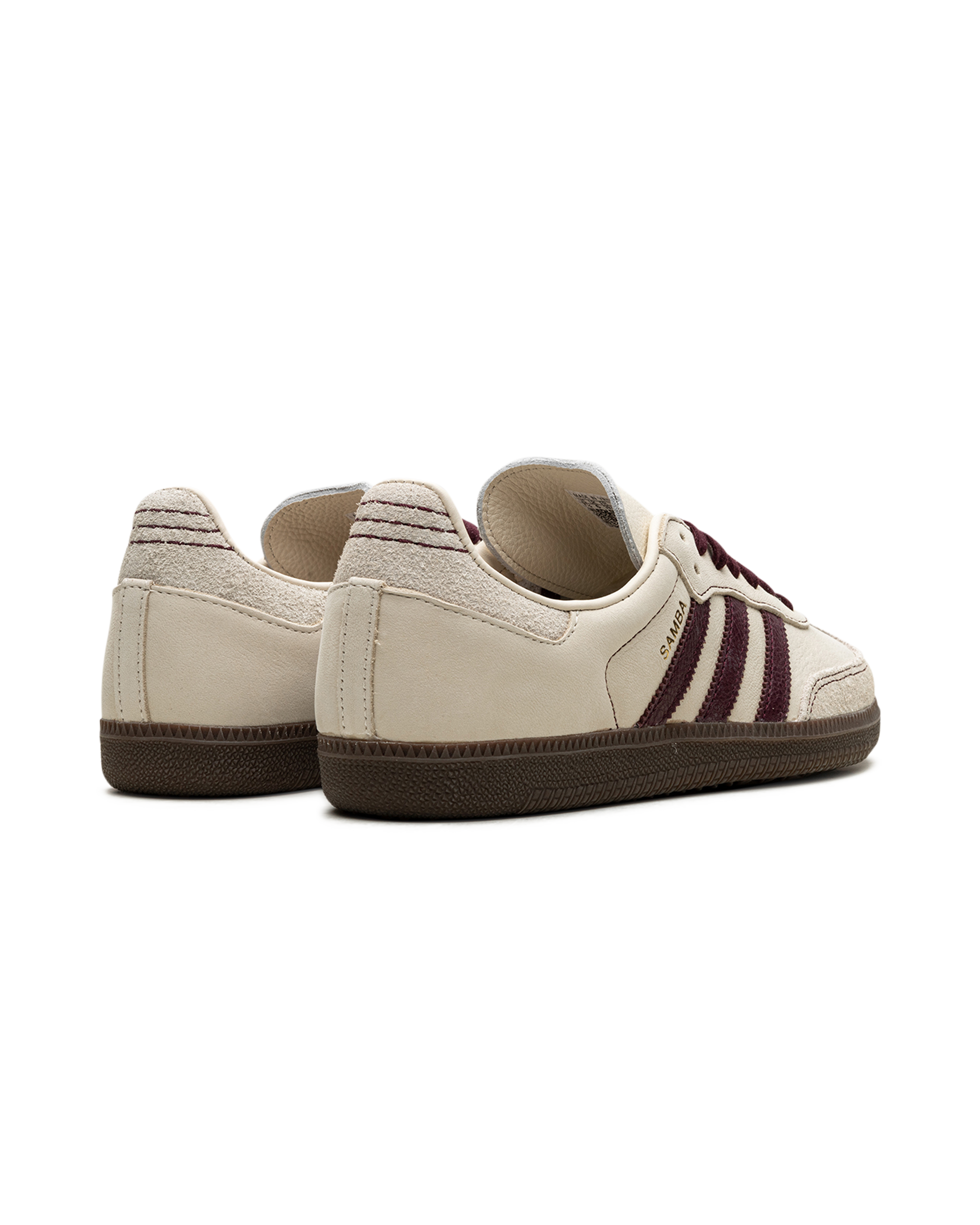 adidas Samba OG Wonder White Maroon (Women's)