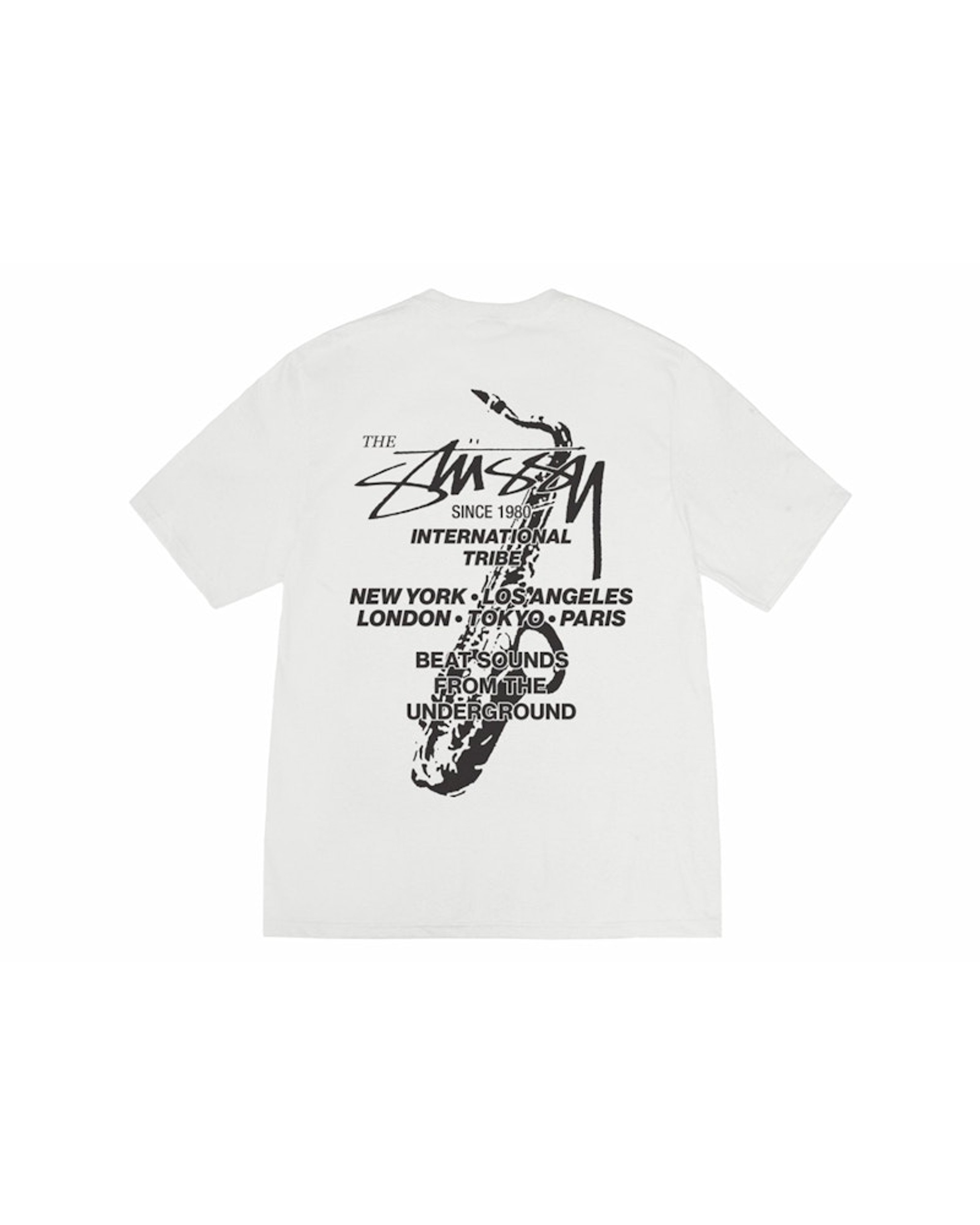 Stussy Beat Sounds Pigment Dyed Tee Natural