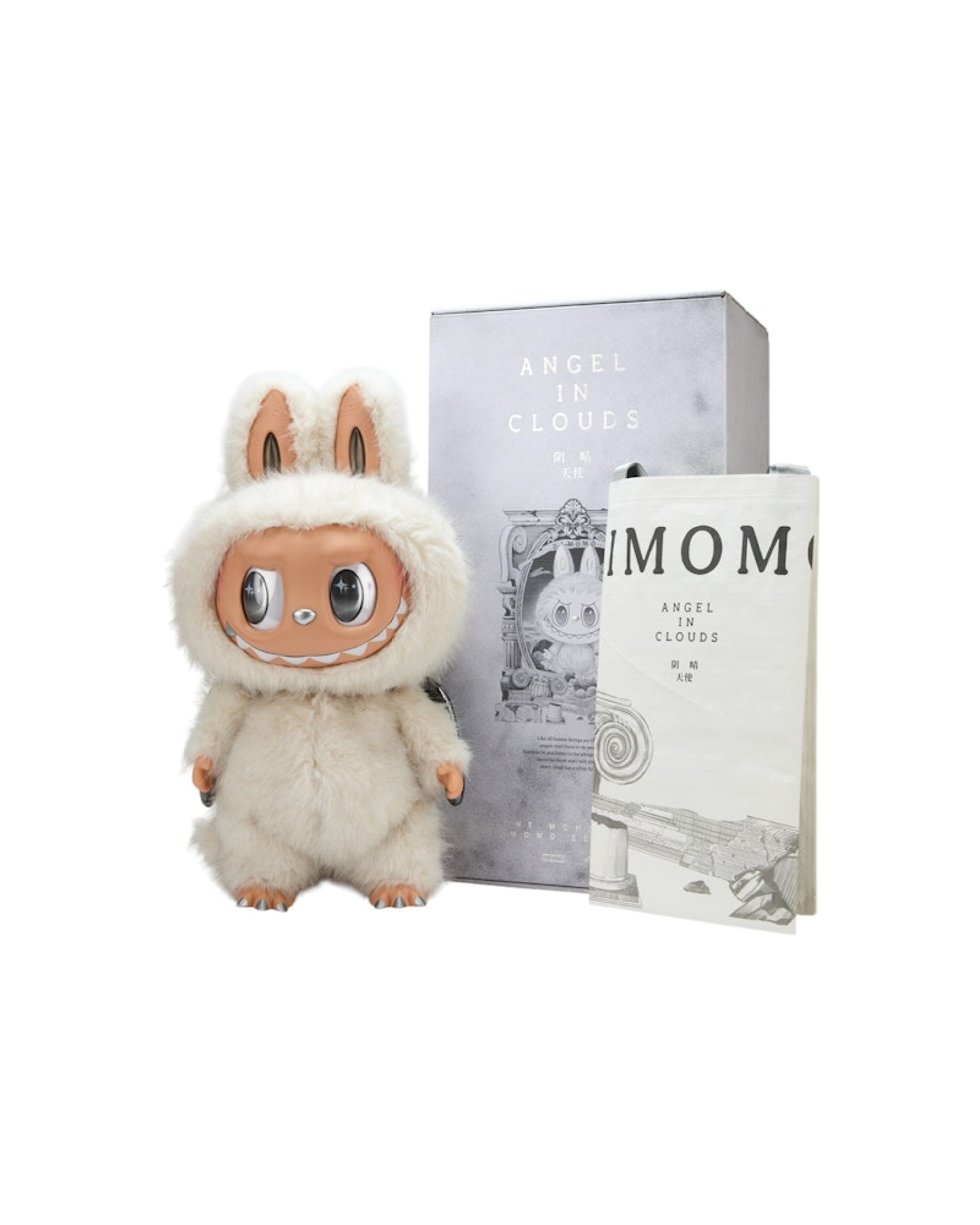 Pop Mart The Monsters Labubu Zimomo Angel in Clouds Figure