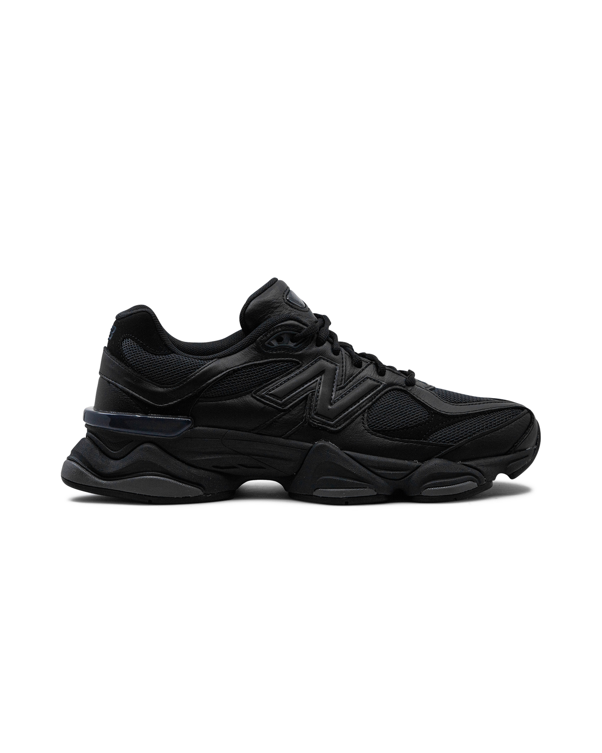 New Balance 9060 Triple Black Leather