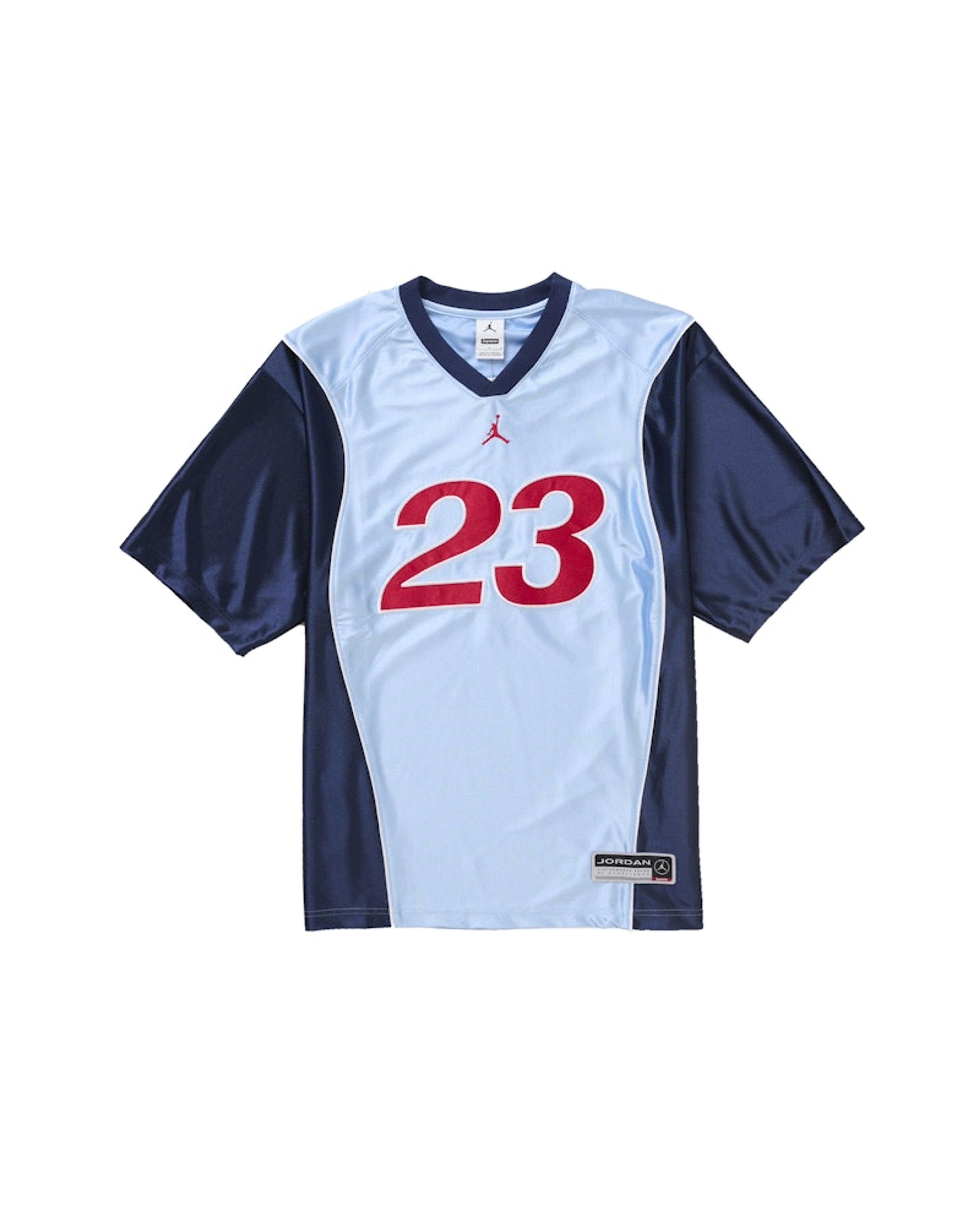 Supreme Jordan Warm Up Jersey Light Blue
