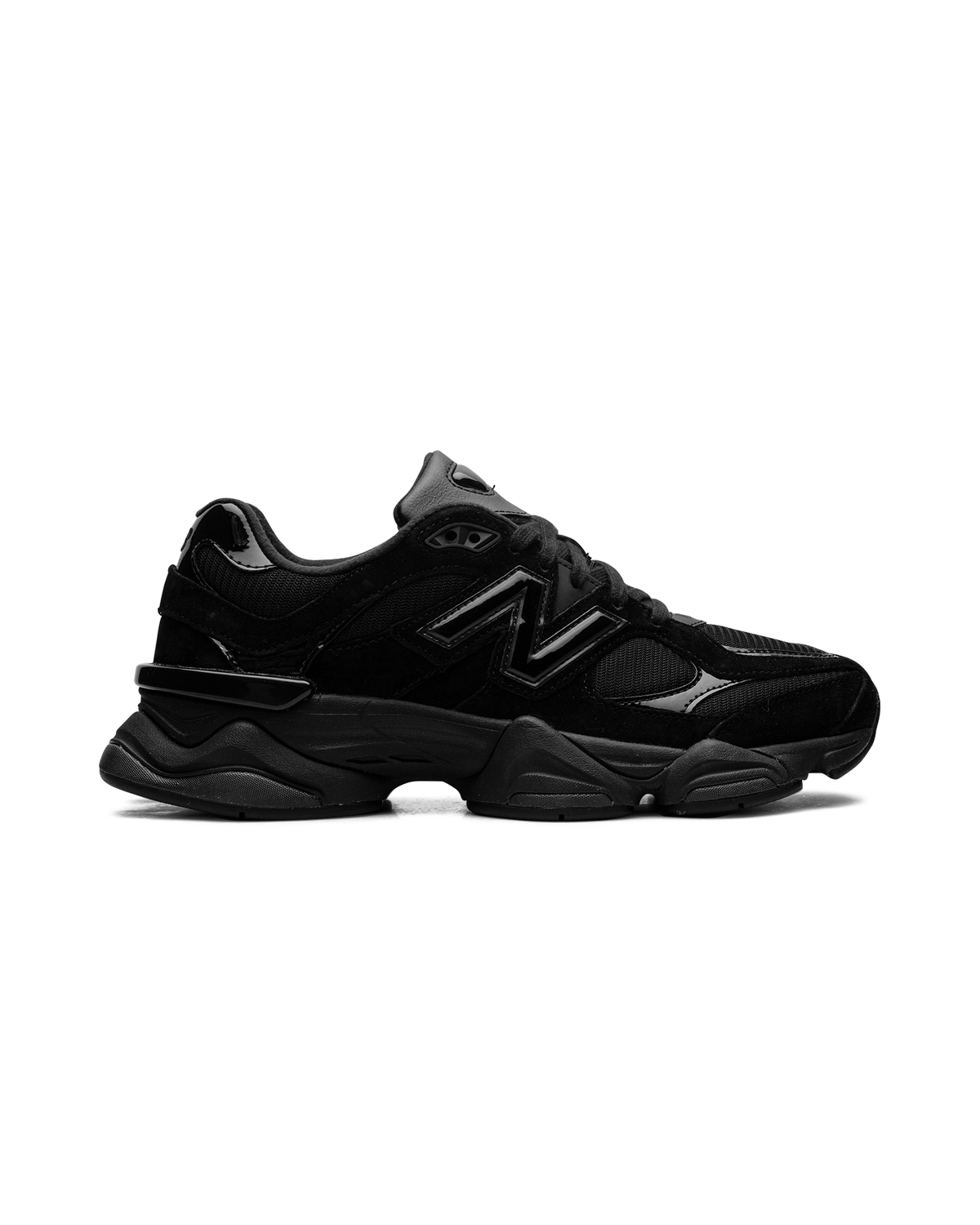 New Balance 9060 Triple Black Patent