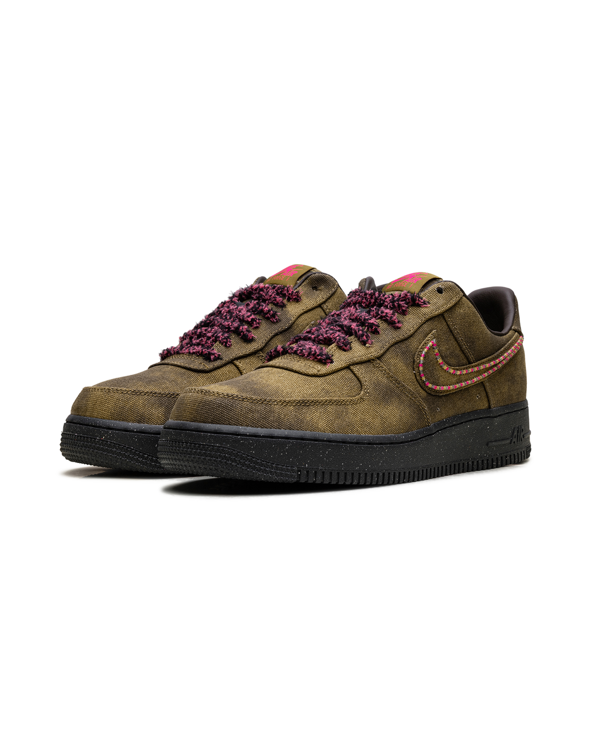 Nike Air Force 1 Low '07 QS Boucle Desert Moss Fierce Pink