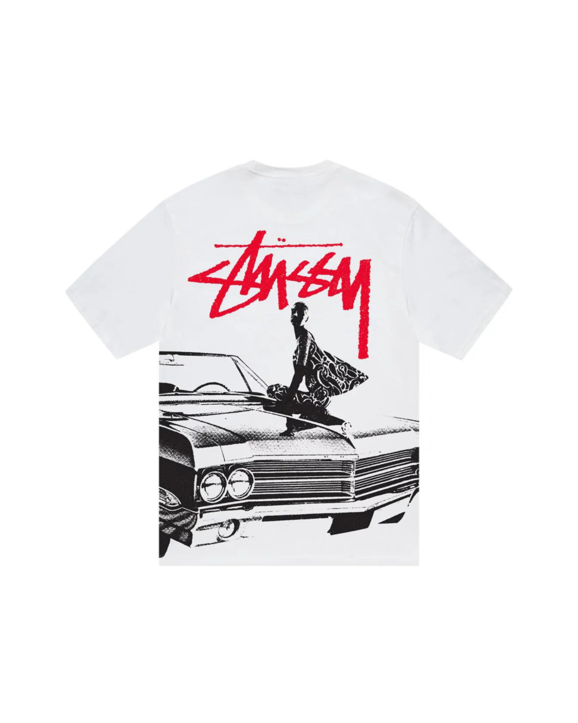 Stussy Beat Crazy Tee White