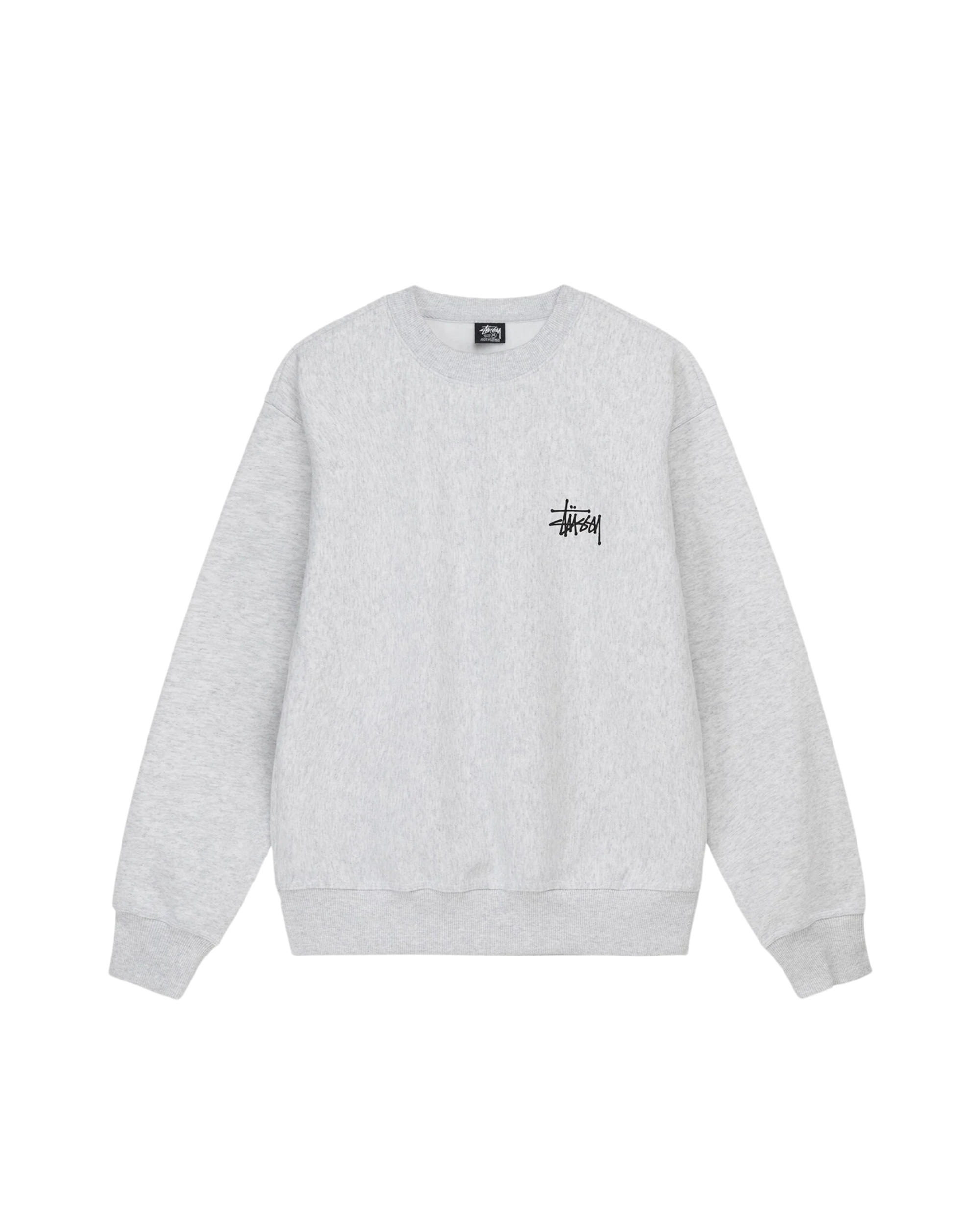 Stüssy Basic Crew Ash Heather