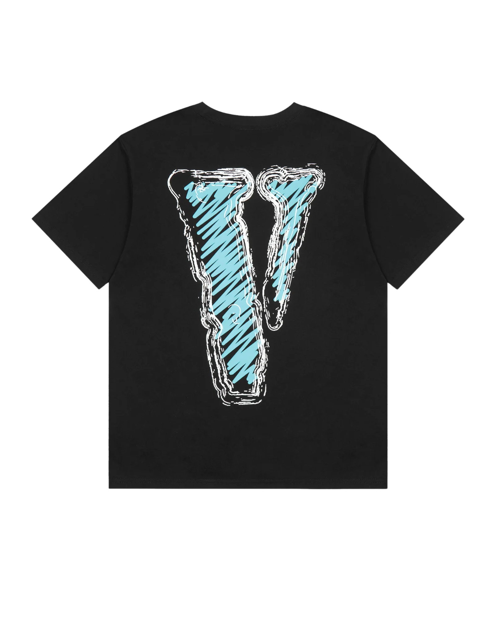 Vlone Staple T-shirt "Black/Cartoon Blue"