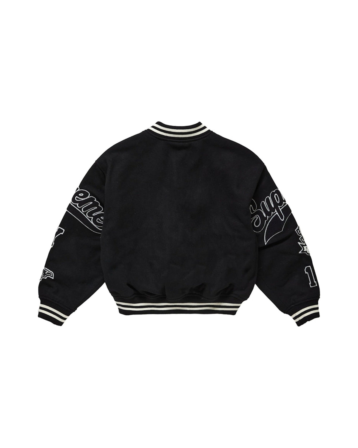Supreme Veritas Varsity Jacket Black