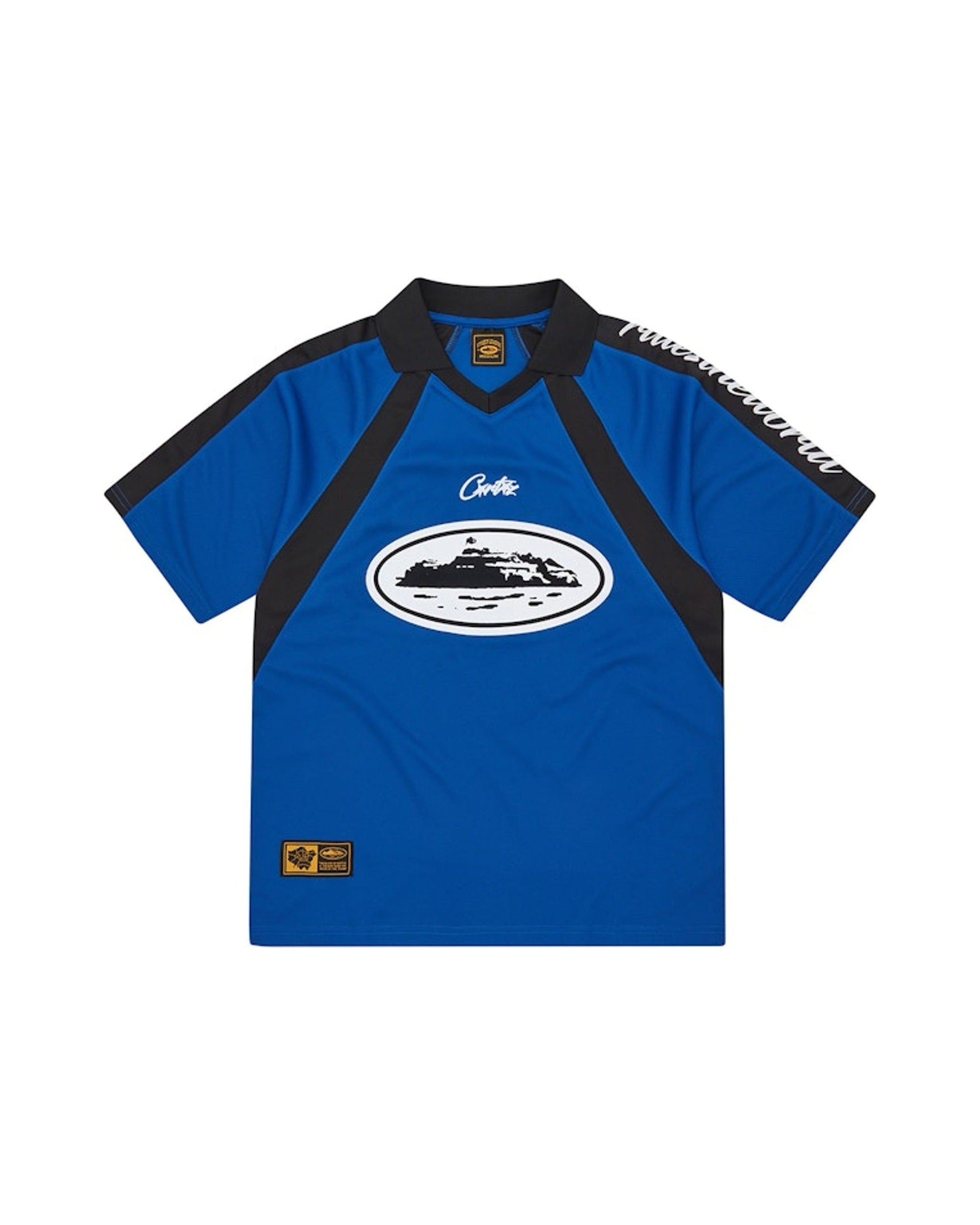 Corteiz Alcatraz Football Jersey Navy