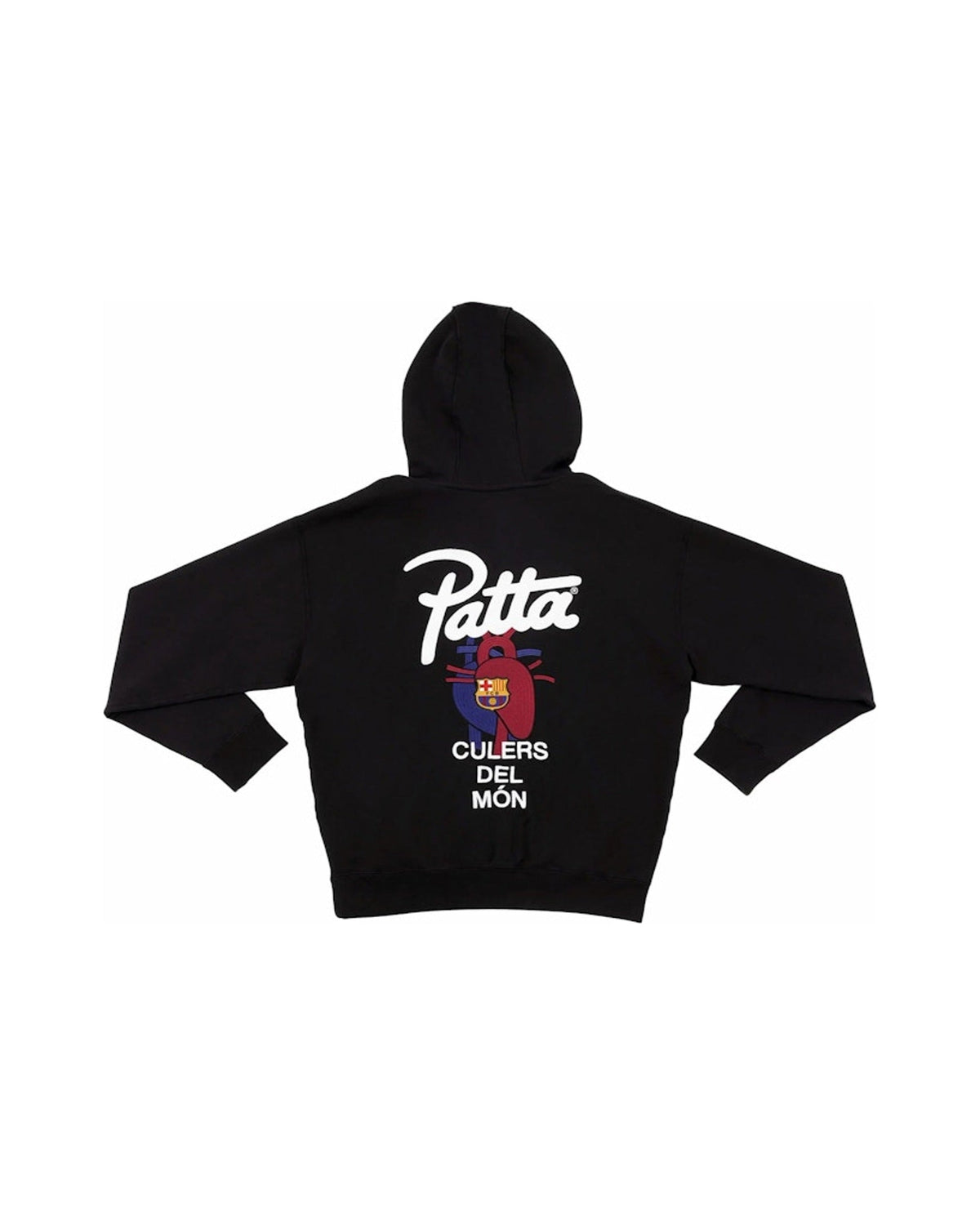 Patta x Barcelona FC Culers del Món Hoodie Black/Deep Royal Blue