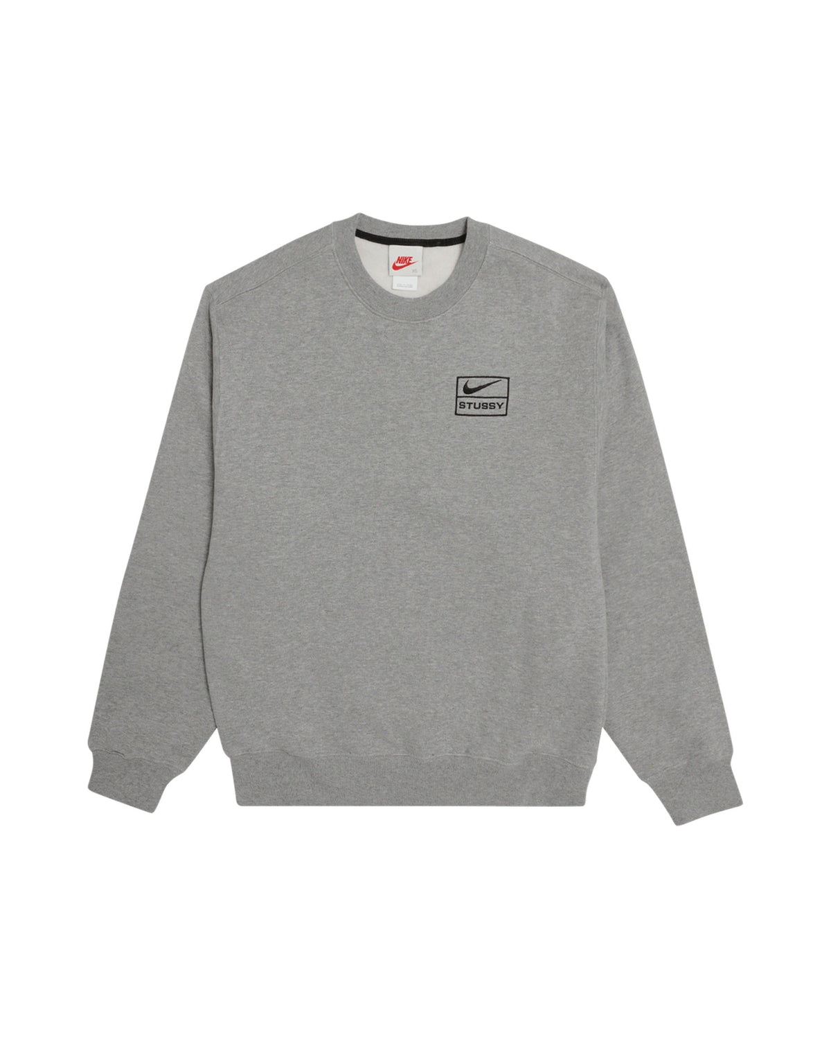 Nike x Stussy Crewneck Fleece Grey