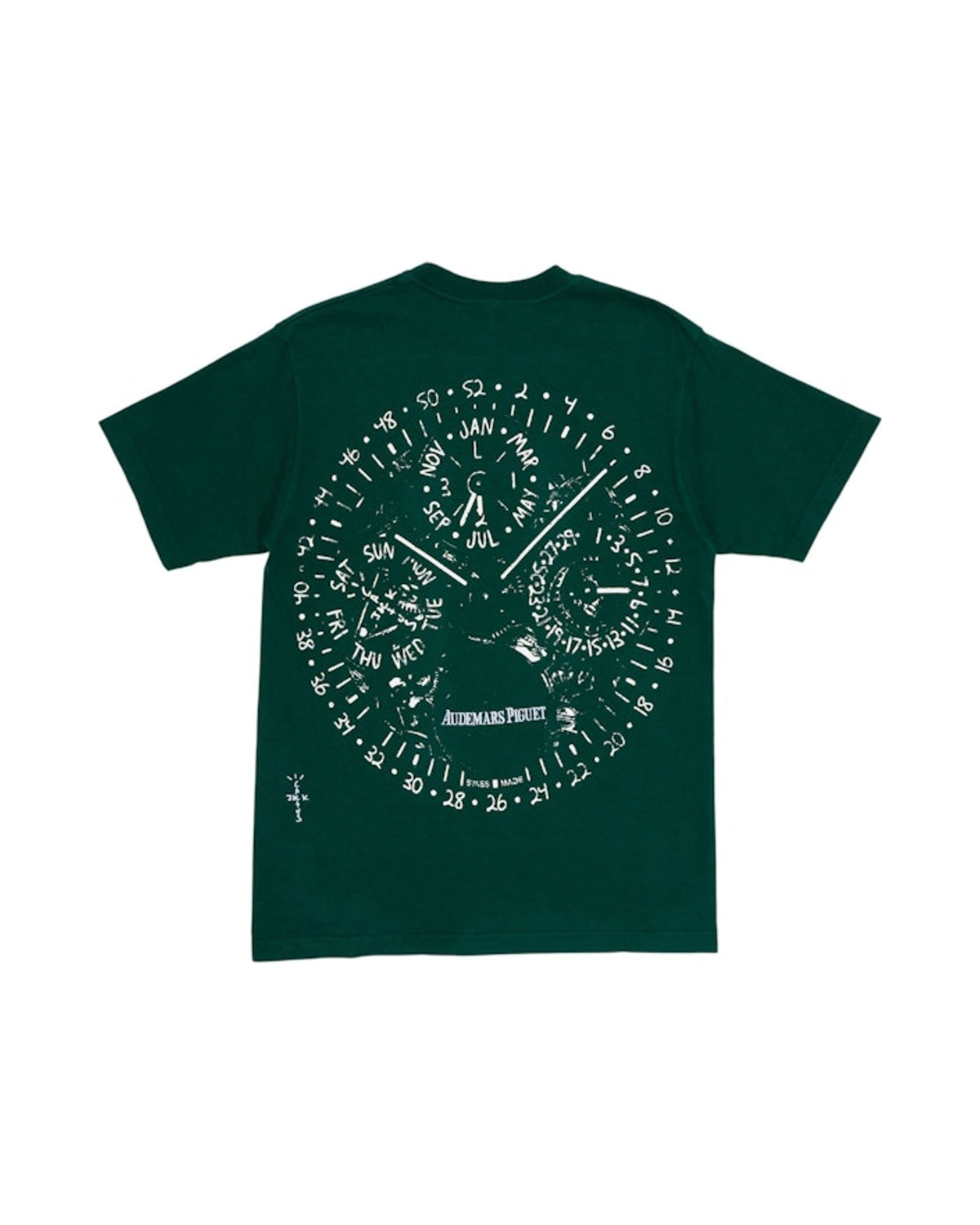 Travis Scott CJ x Audemars Piguet Watch Face Tee Green