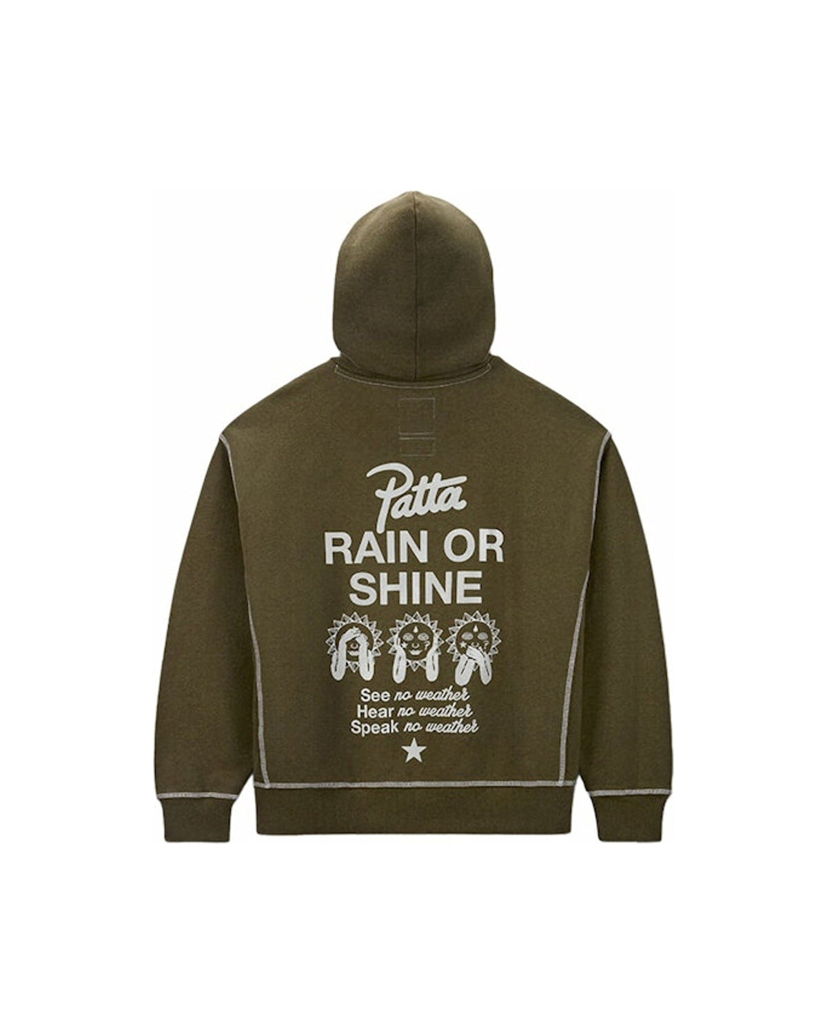 Converse x Patta Gold Standard Hoodie Utility Green Heather