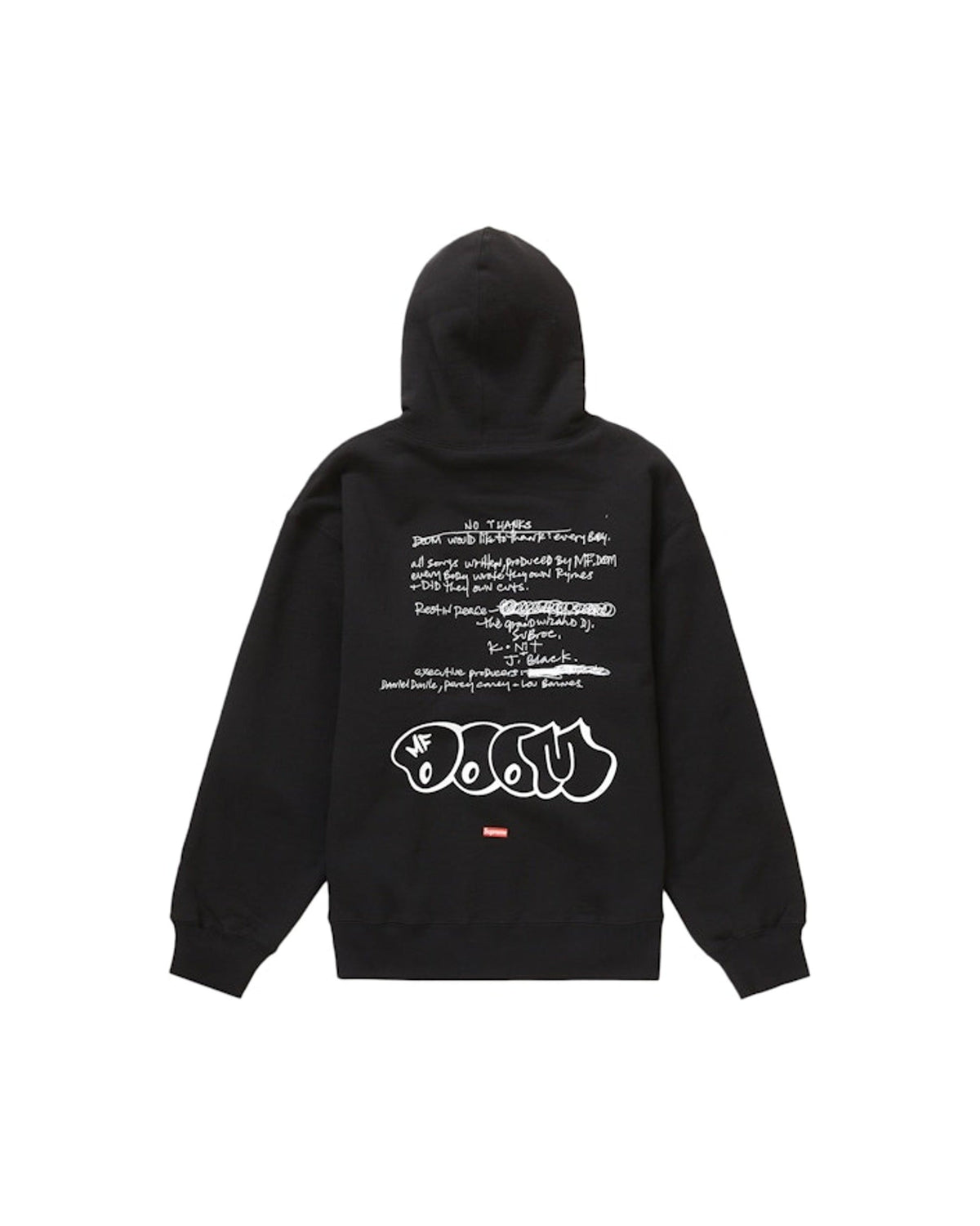 Supreme MF DOOM Hoodie Black