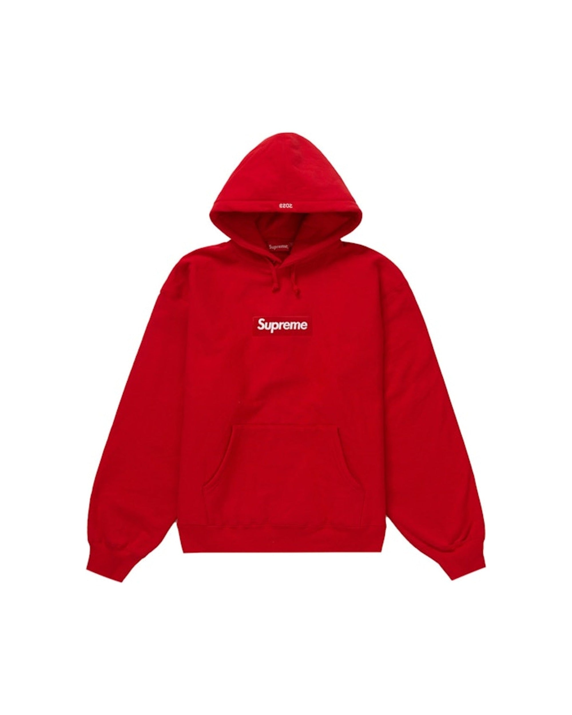 Supreme Box Logo Hoodie (FW23) Red