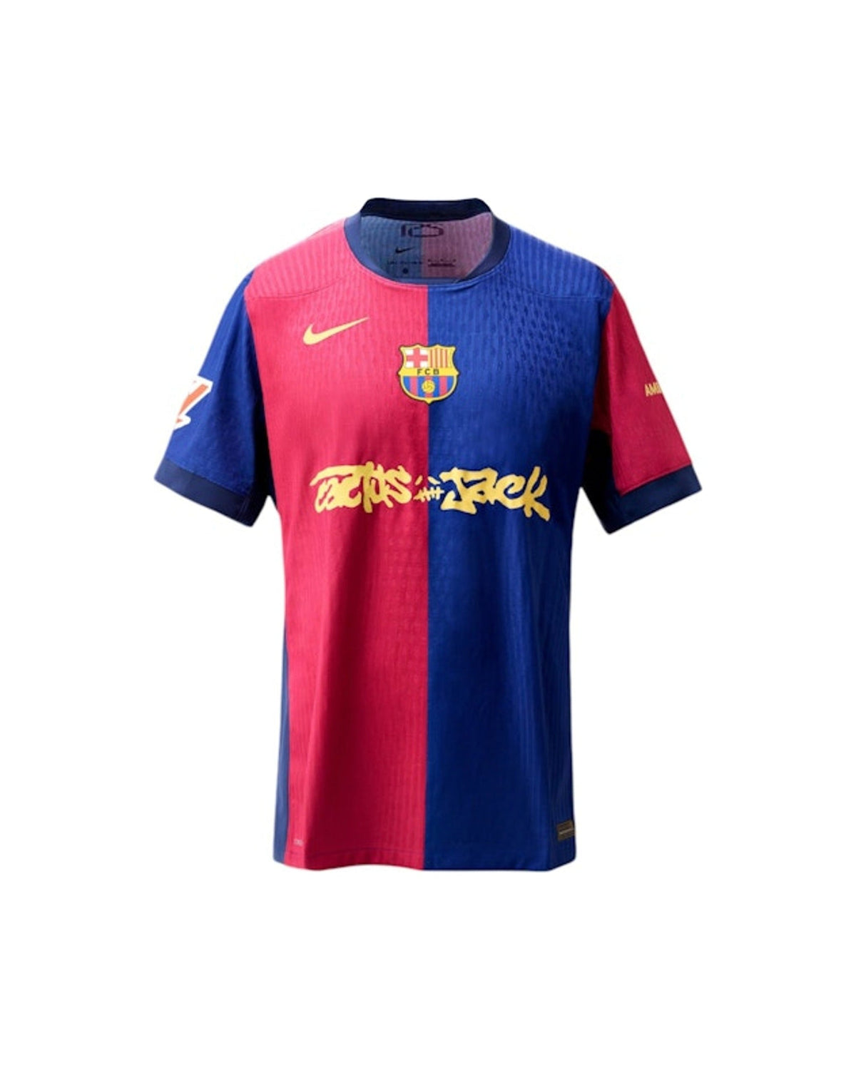 FC Barcelona x Travis Scott Limited Edition Match Home 2024/25 Jersey Blue/Scarlet