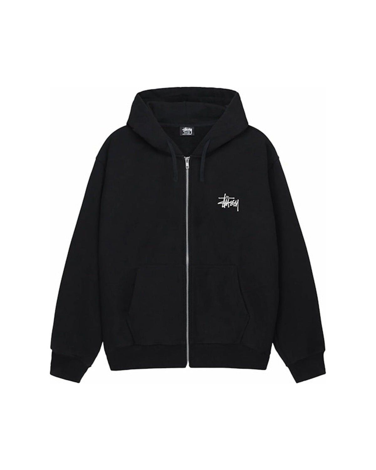 Stussy Basic Zip Hoodie Black