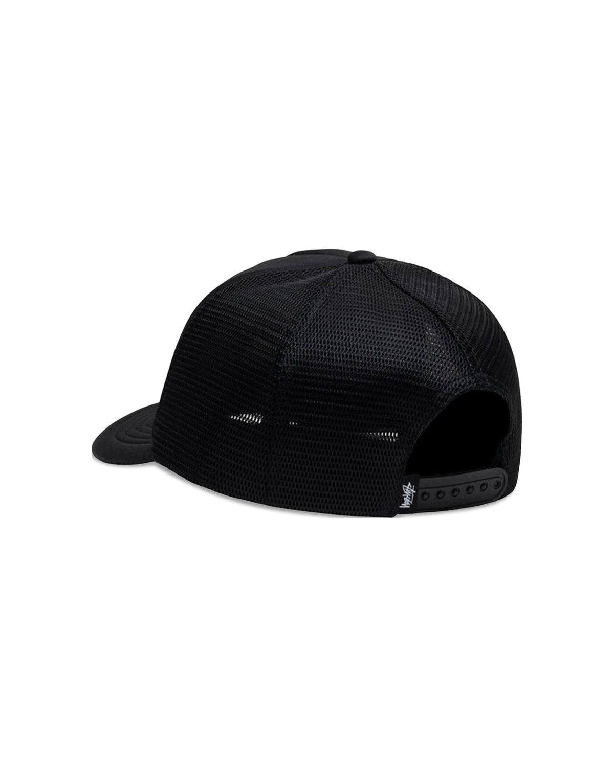 Stussy 8 Ball Trucker Cap Black