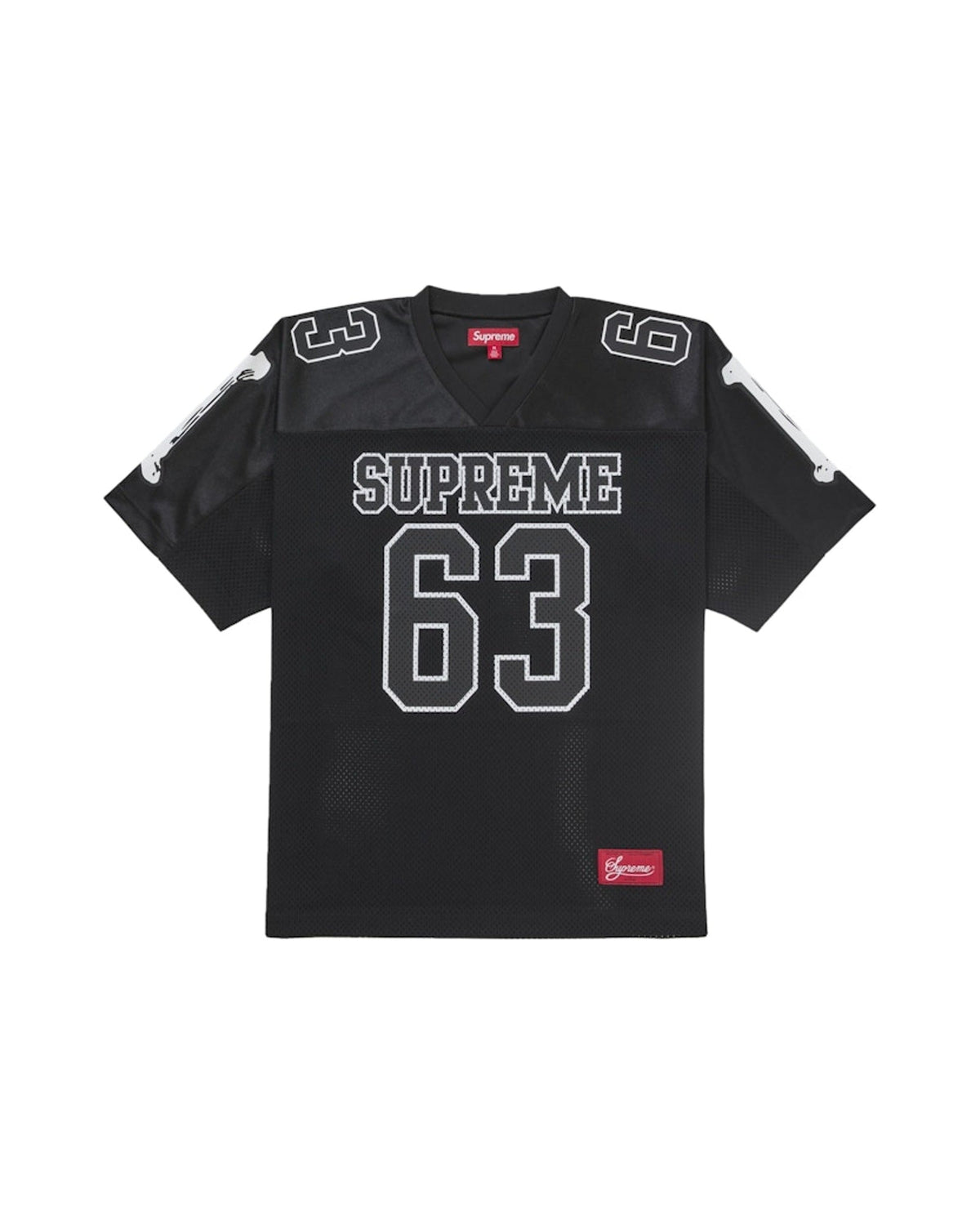 Supreme Bones Football Jersey Black