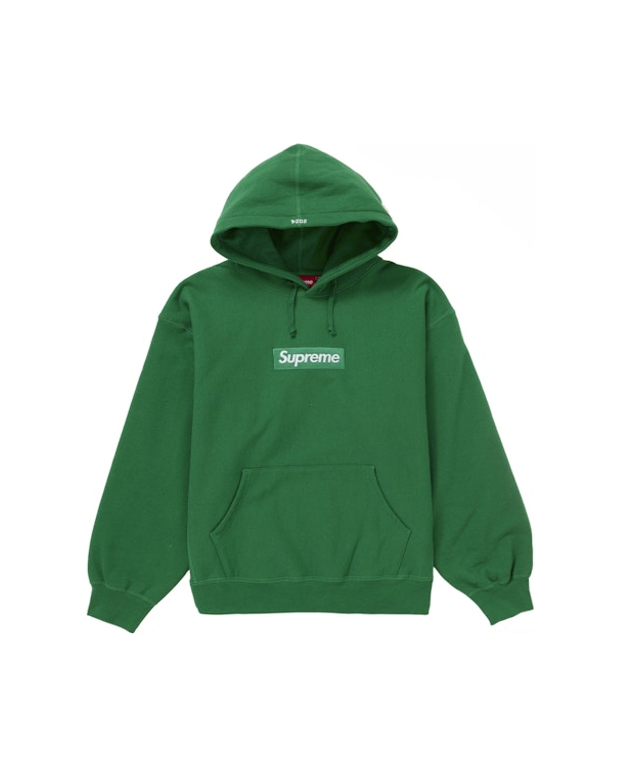 Supreme Box Logo Hoodie (FW24) Green