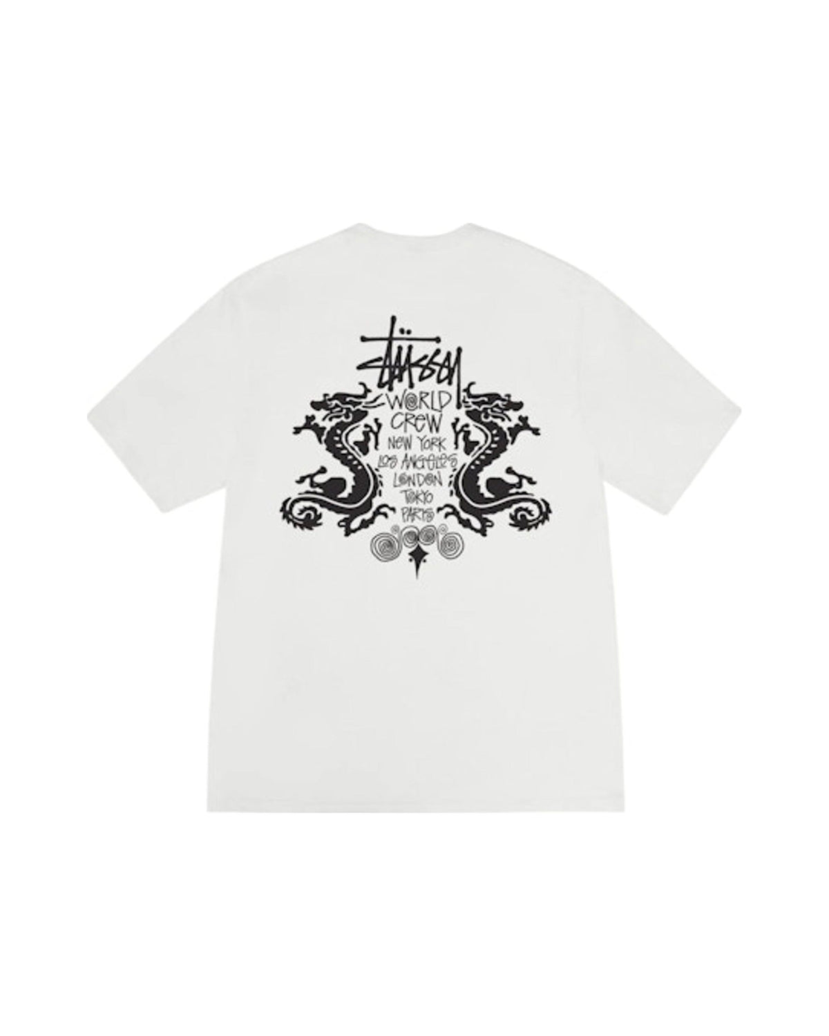 Stussy Double Dragon Pigment Dyed Tee Natural
