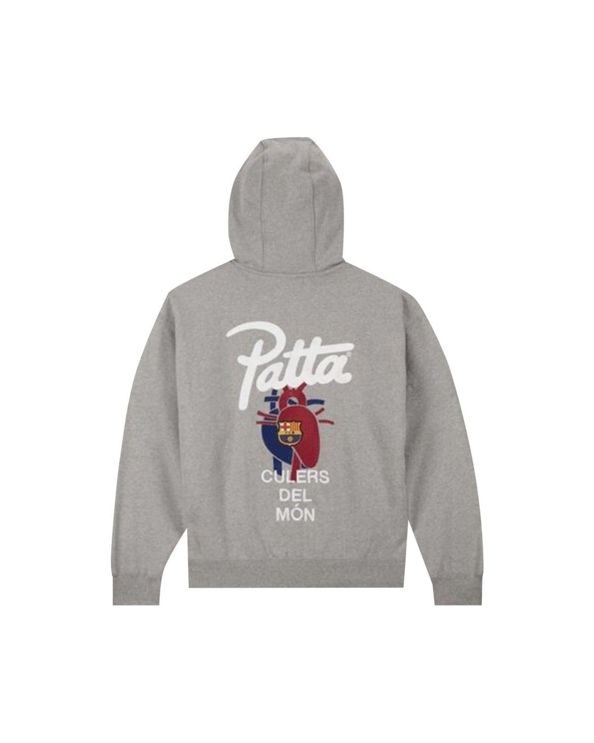 Nike FC Barcelona x Patta Solo Swoosh Hoodie Grey