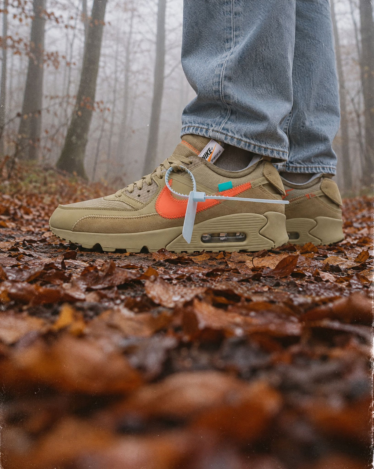 Nike Air Max 90 Off-White Desert Ore - on-foot