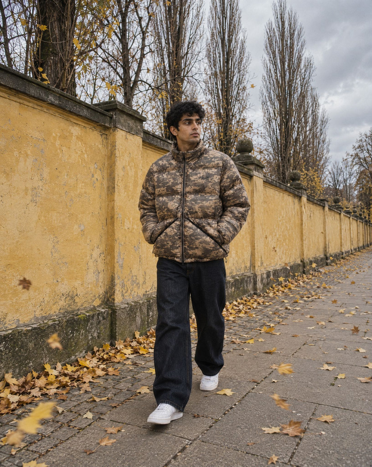 Stussy Micro Ripstop Down Jacket Digi Camo - streetstyle i København