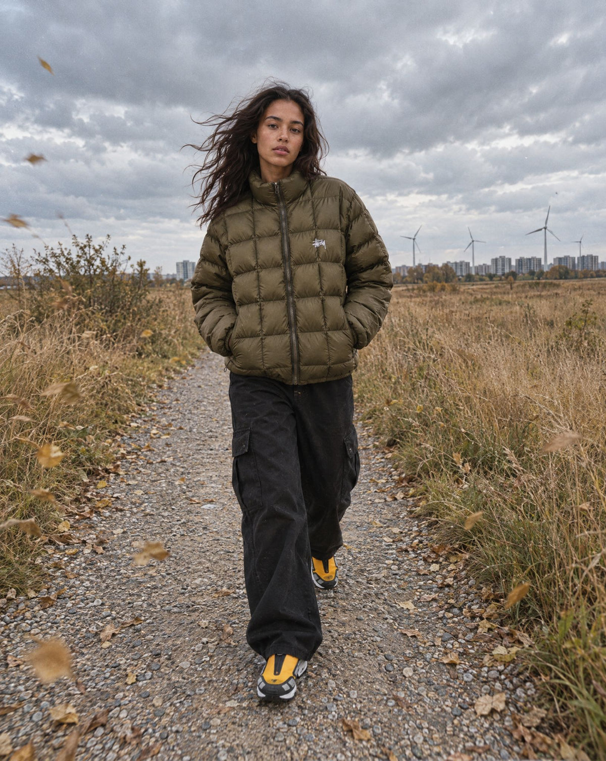 Nike Air Max Sunder Canyon Gold Deep Ocean (Women's) - streetstyle i København
